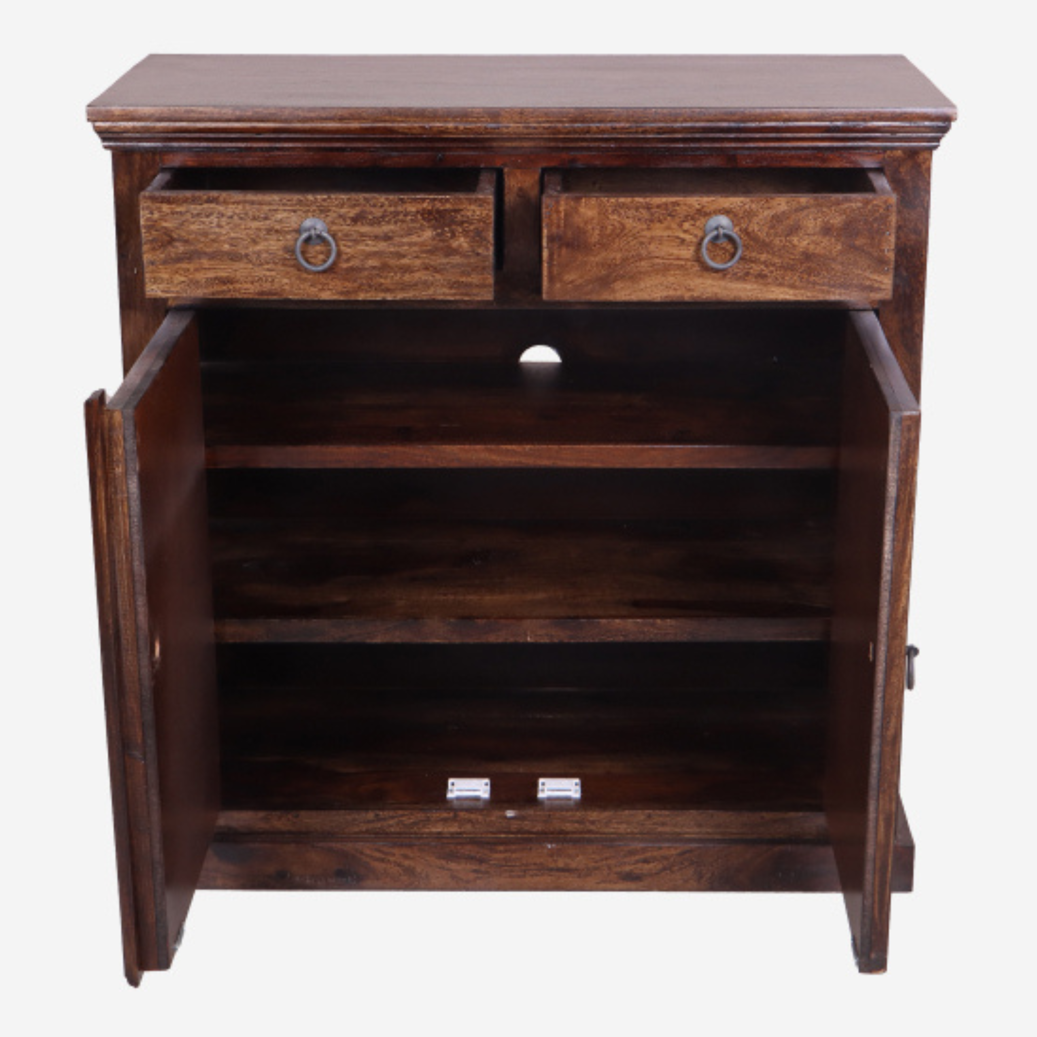 Diamond Shoerack with Two Drawer