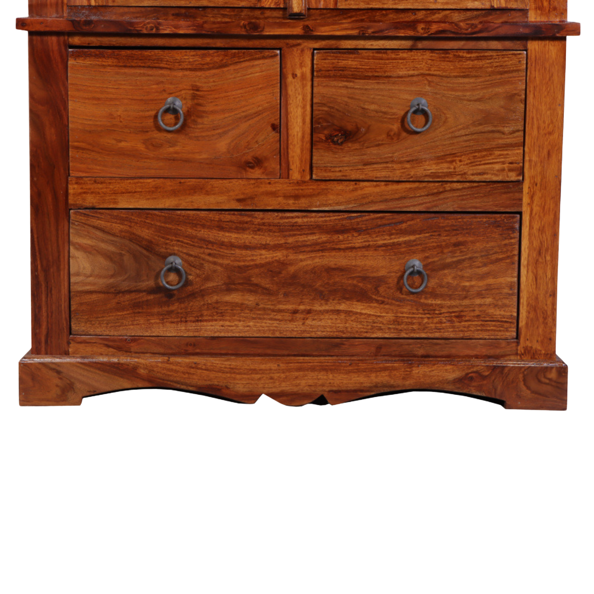 Tile Sheesham Wood Almirah