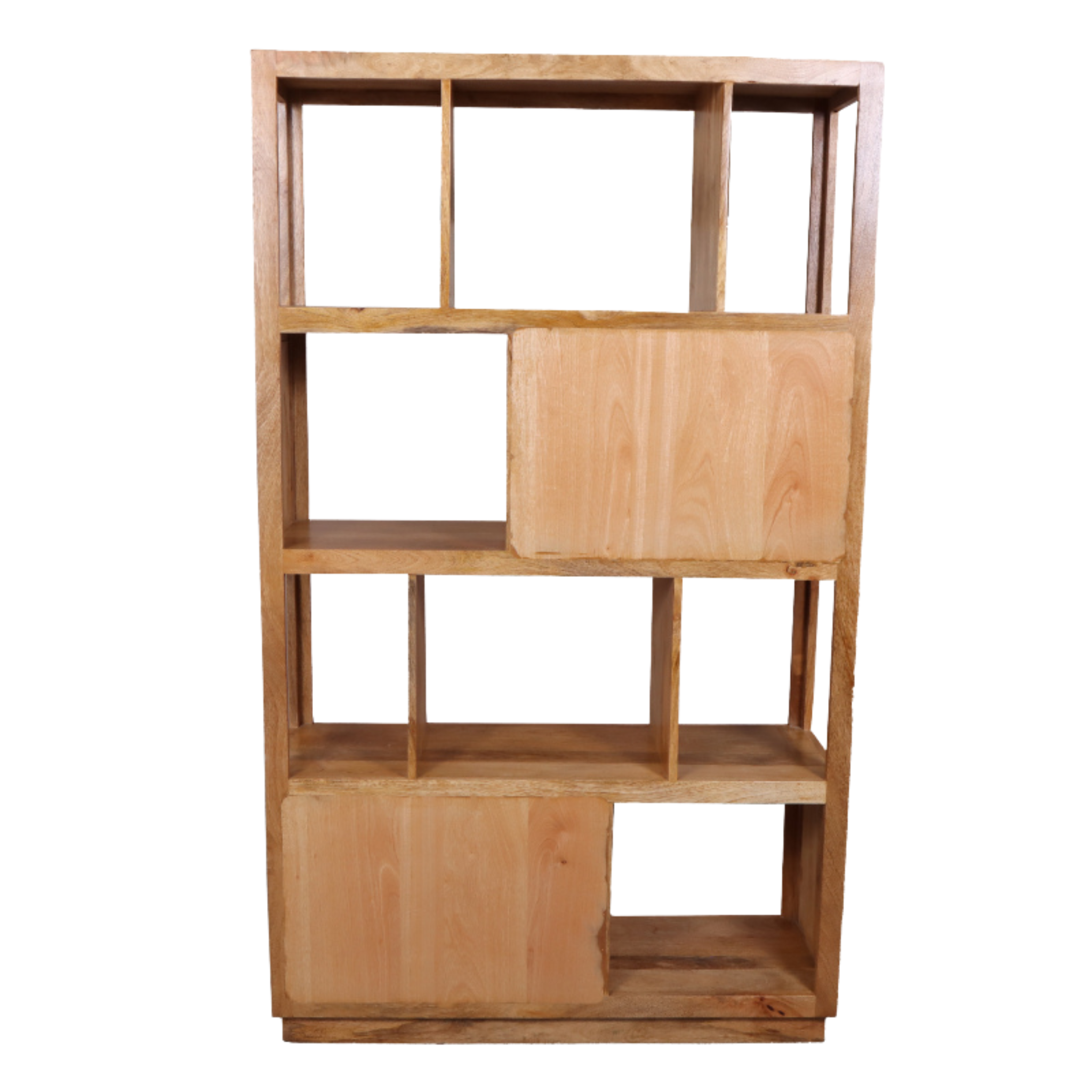 Pearl Rattan Bookshelf with Two Drawer