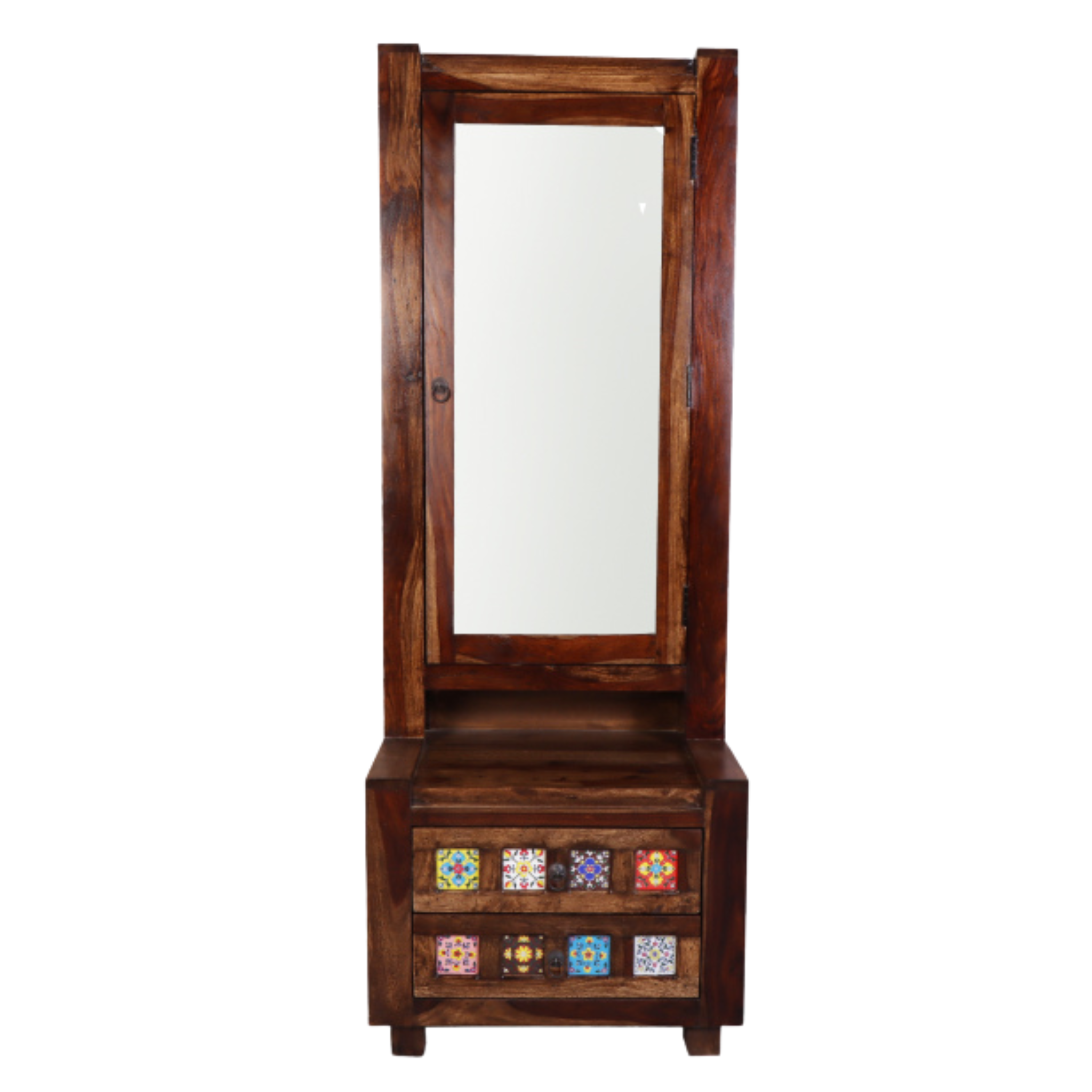 Tile Dressing Table with Two Drawer