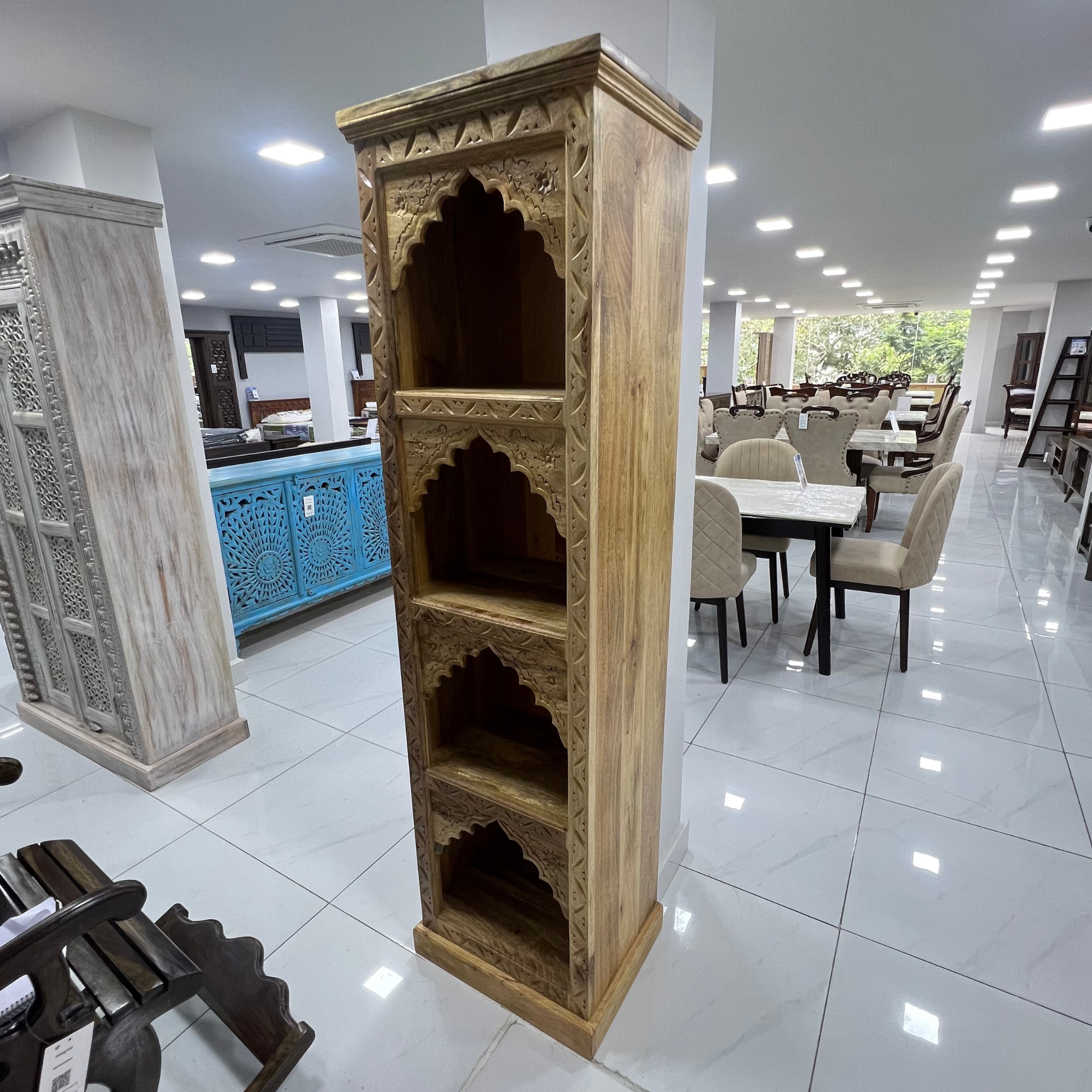 Dravidian Carving wood Book Rack