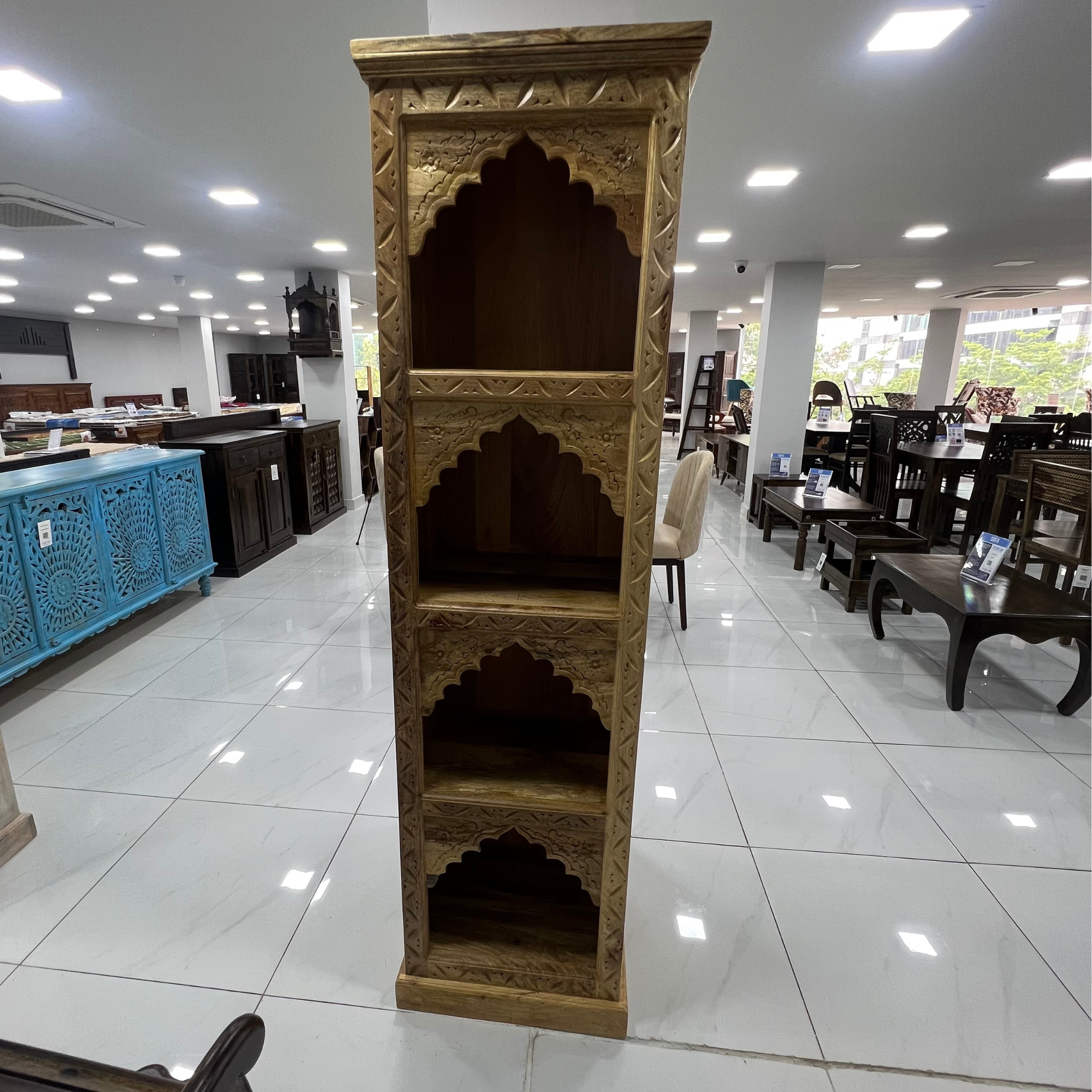 Dravidian Carving wood Book Rack