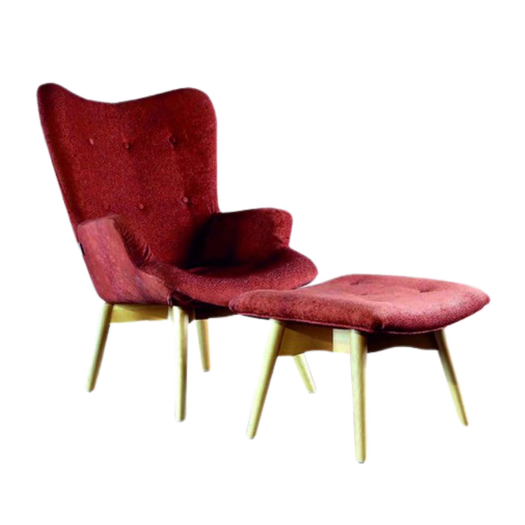 Contour Chair with Foot Stool