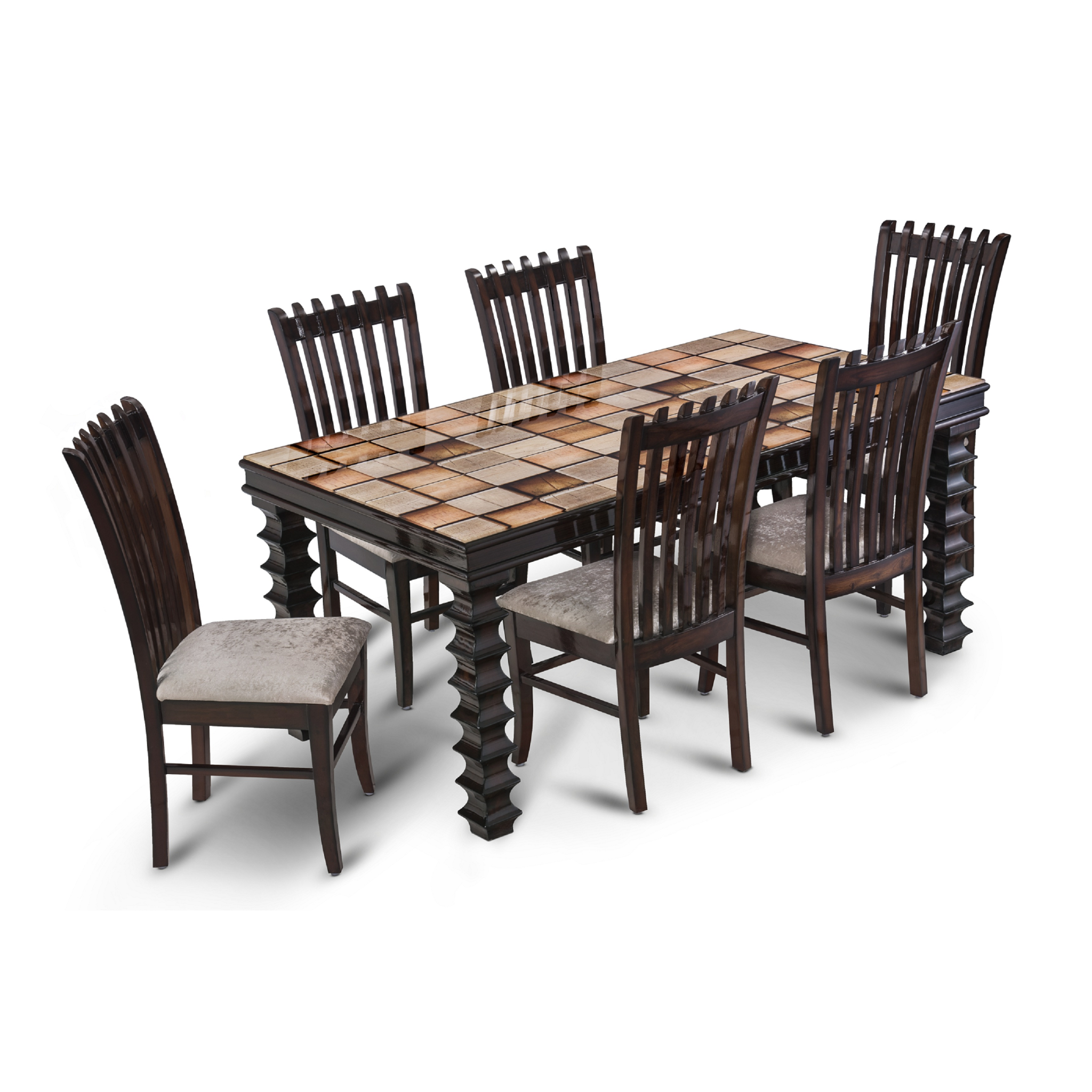 Bucket Dining Table with London Chair