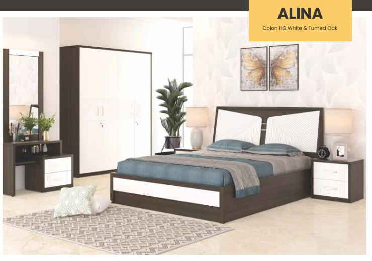 Alina 4 Door Wardrobe