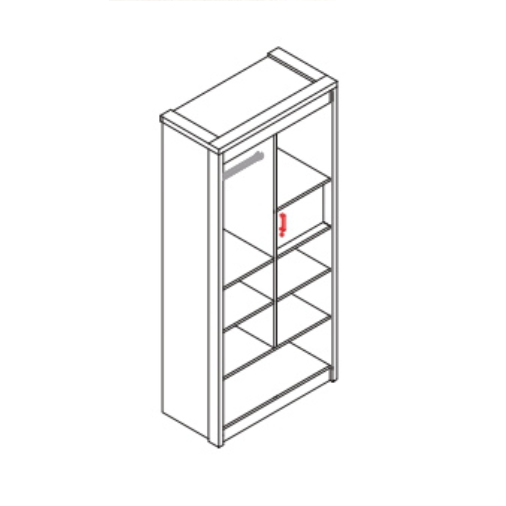 Emora Wardrobe with Drawer