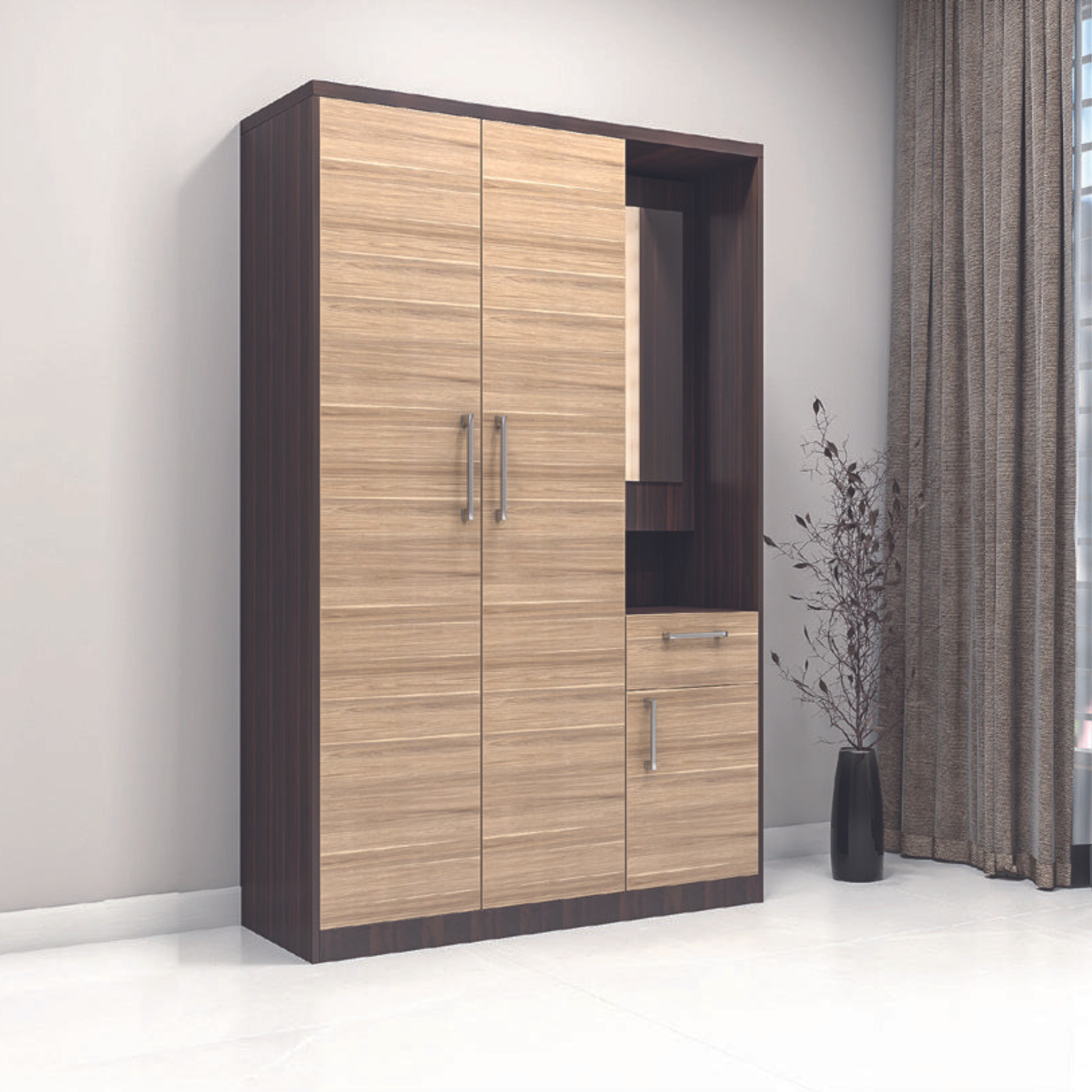 Fox Glove Wardrobe with Dresser