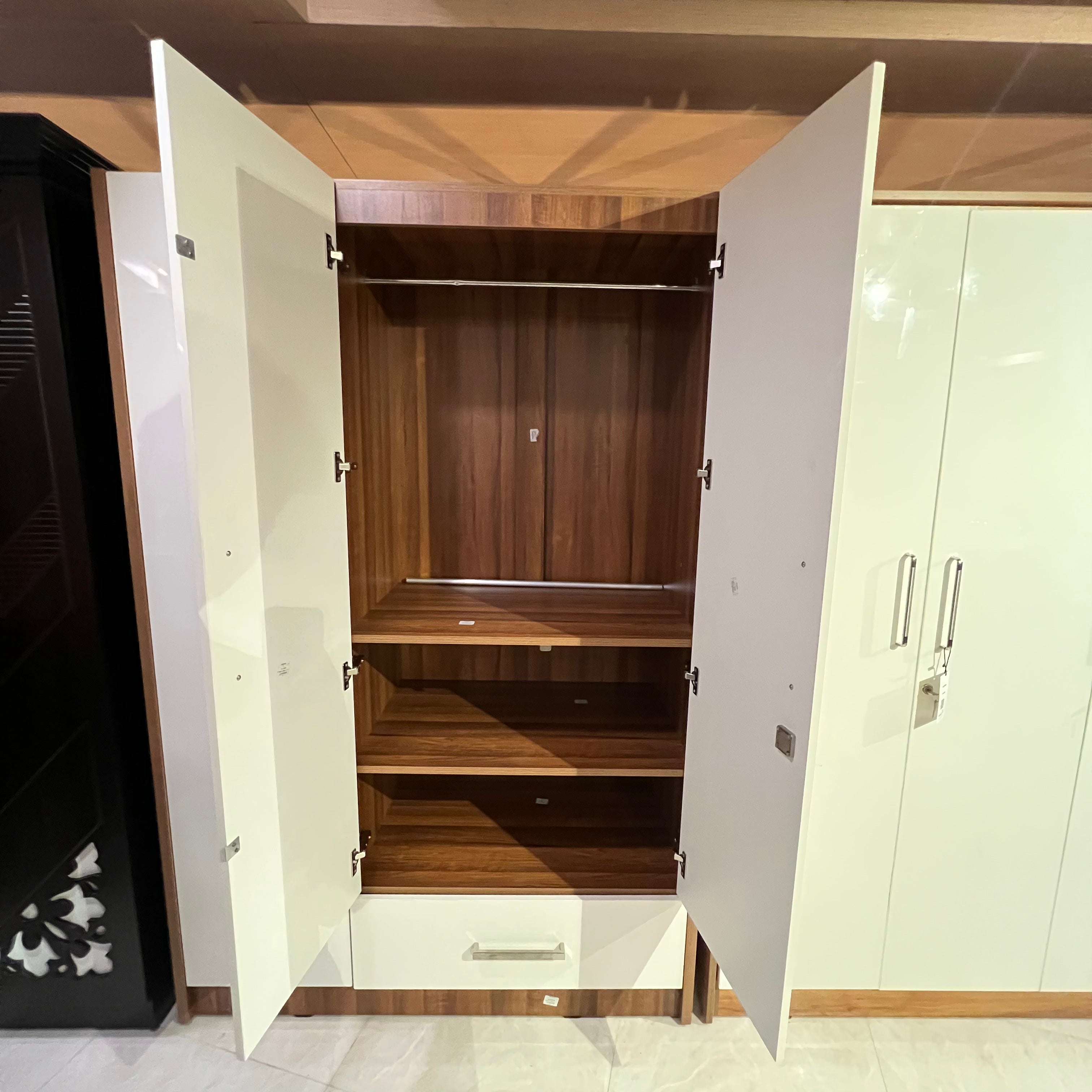 Eloise Three Door Wardrobe with Drawer