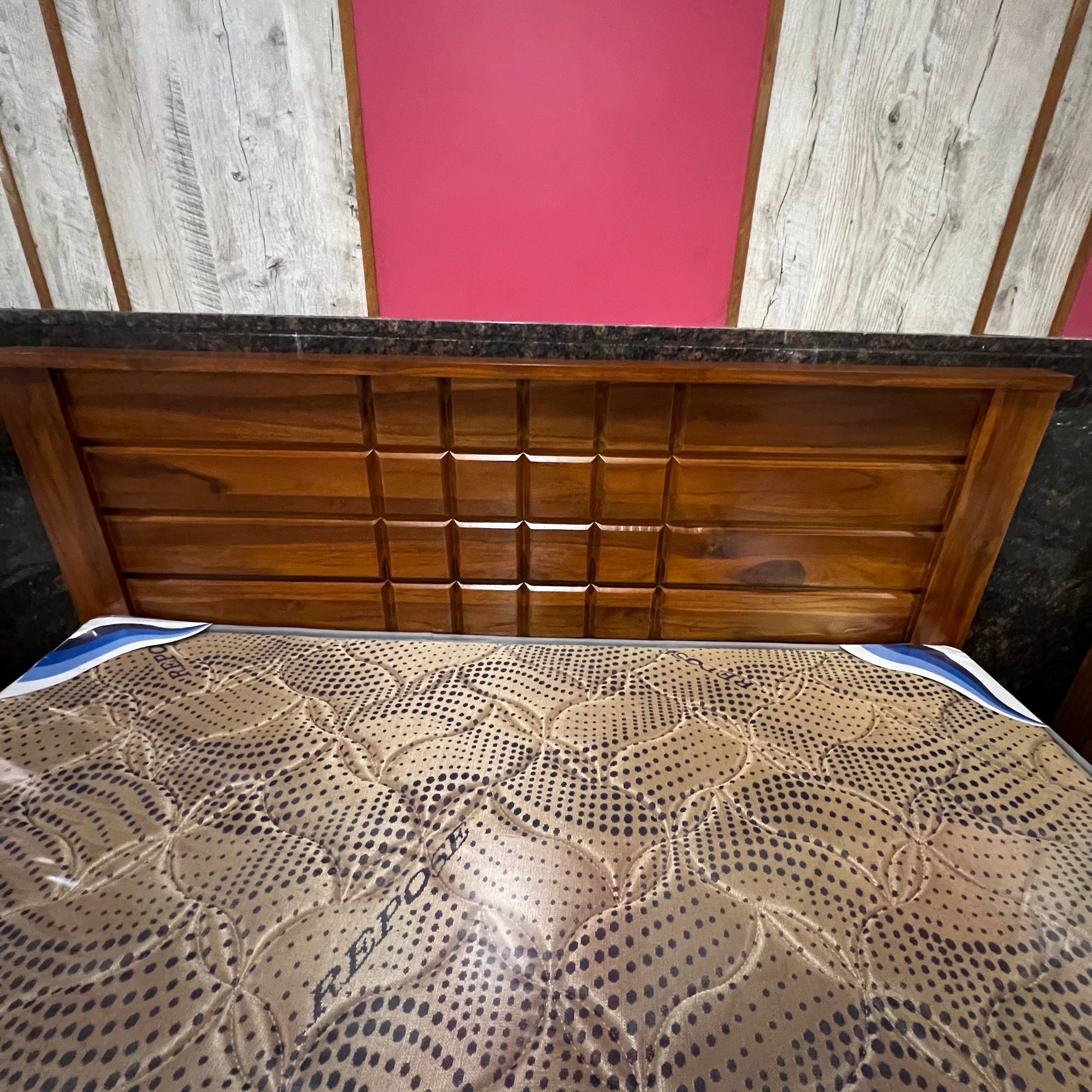 Passion Teak Wood Bed