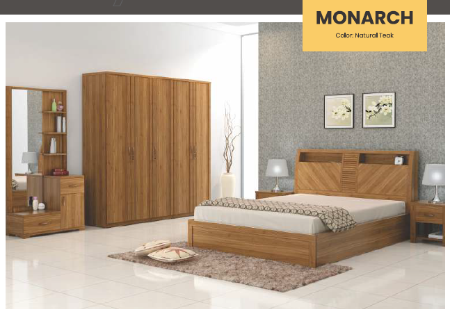 Monarch 3/4th Lifeon Storage Bed