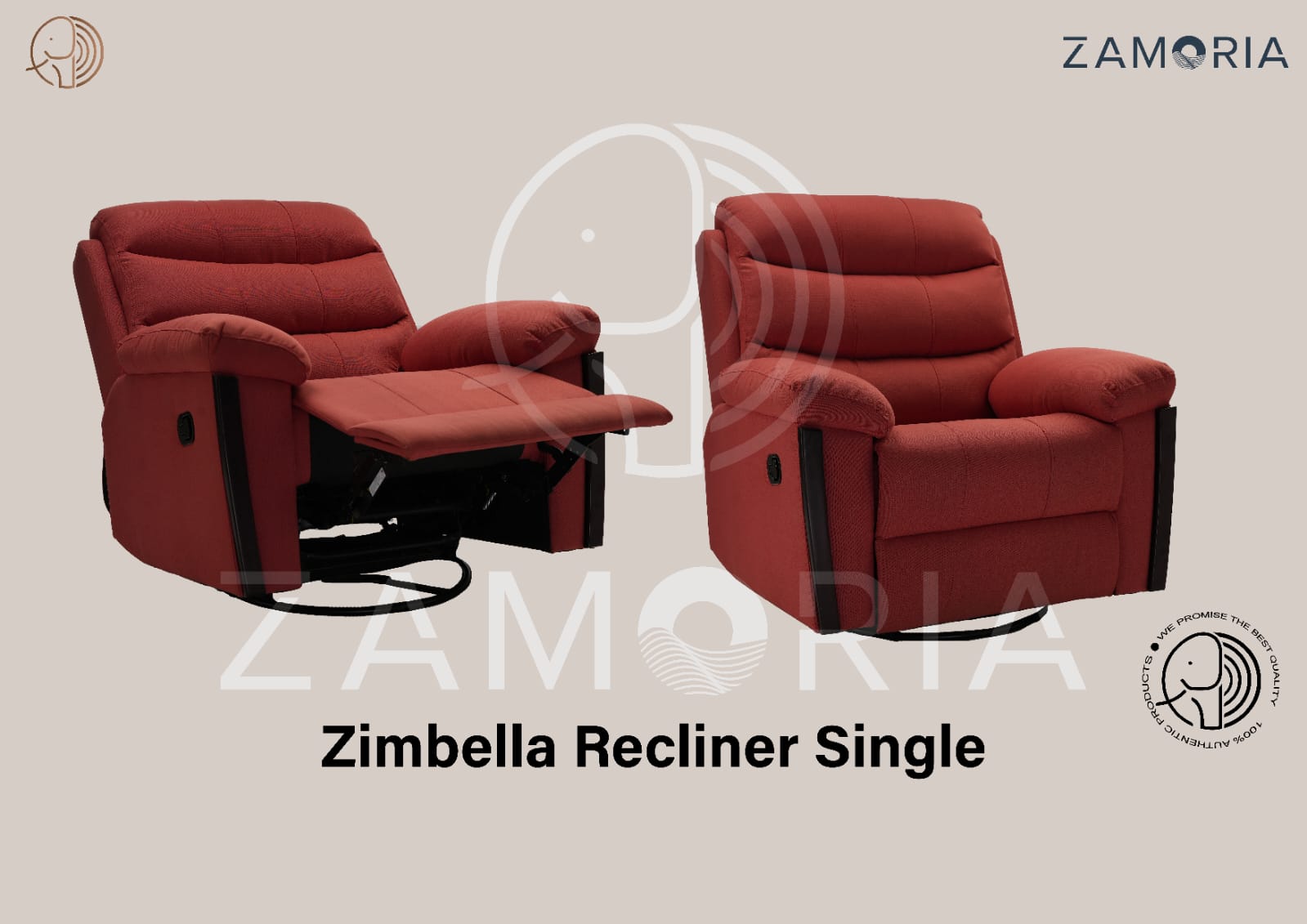Zimbelle Recliner Single (3R)