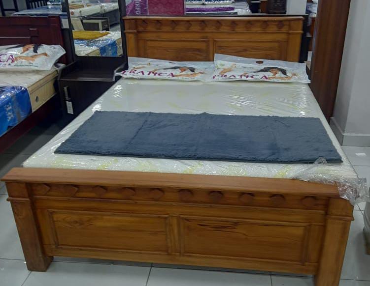 Teak Wood Cot 75*60-New Model