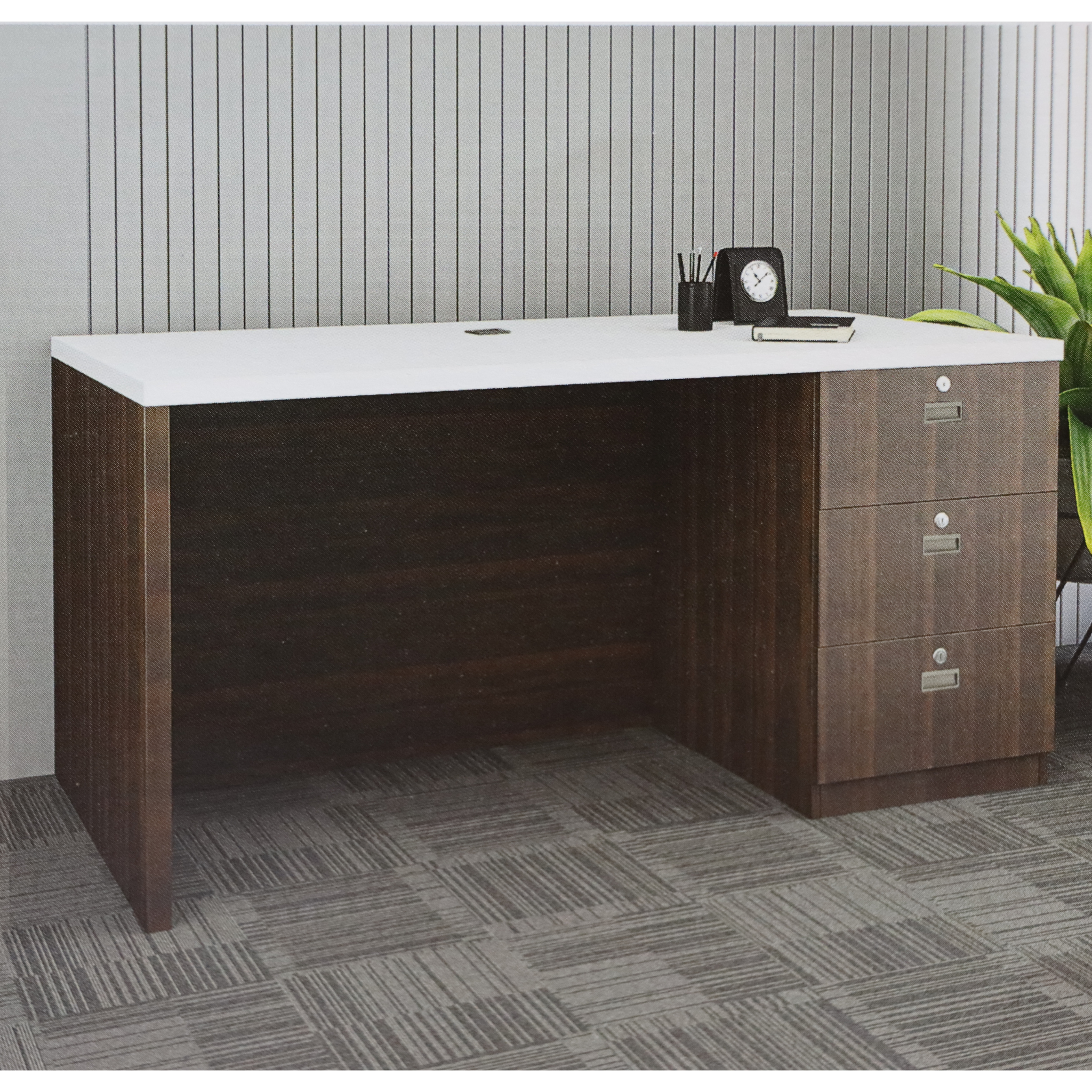 Office Table with Three Drawer