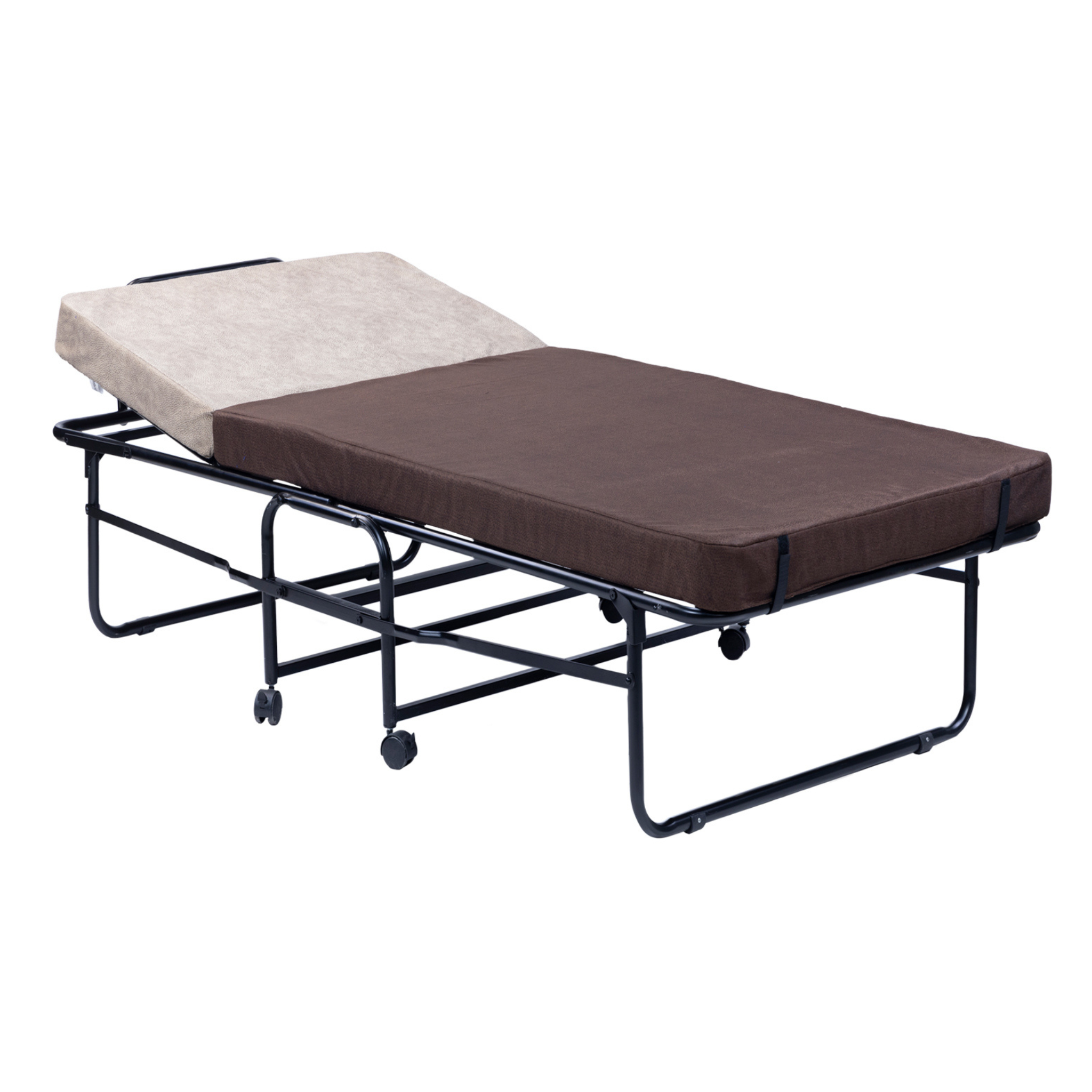 Alpha Recliner Folding Bed Single with Mattress
