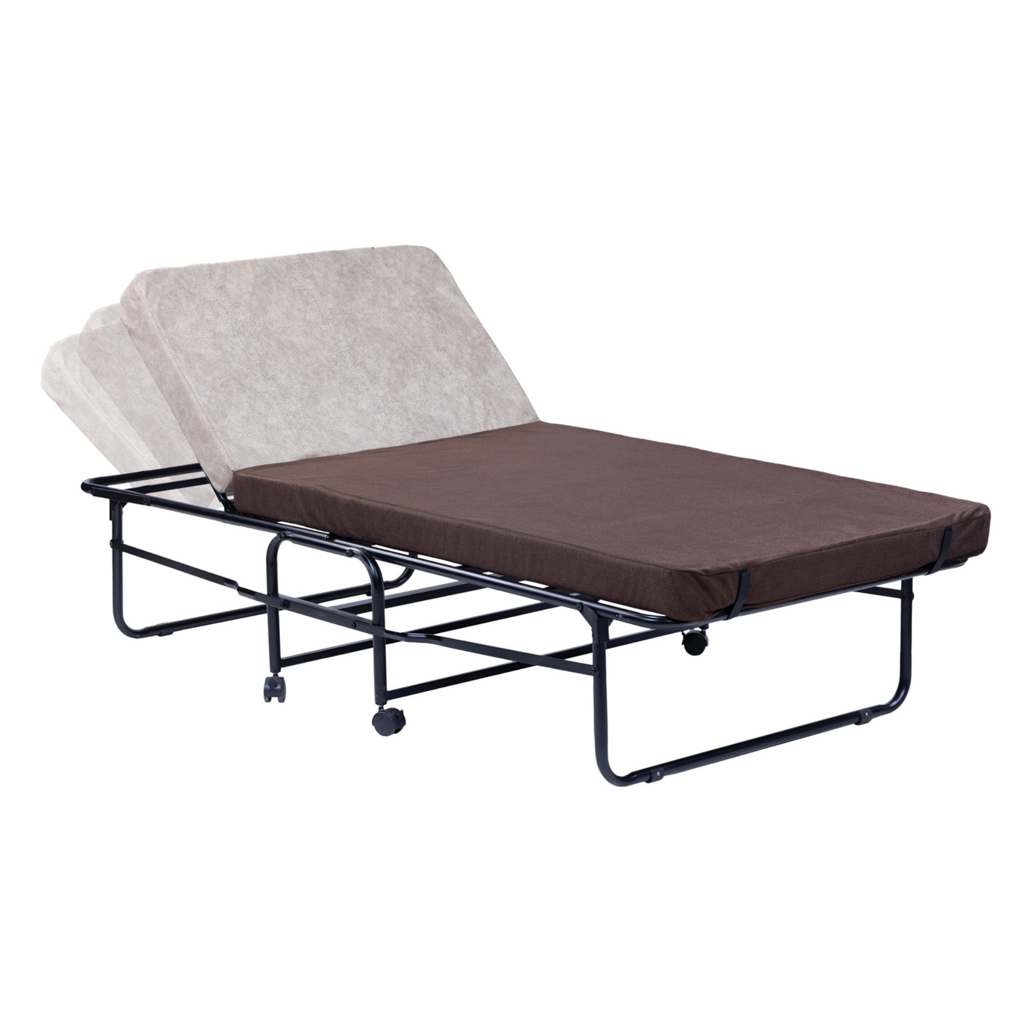 Alpha Recliner Folding Bed Single with Mattress