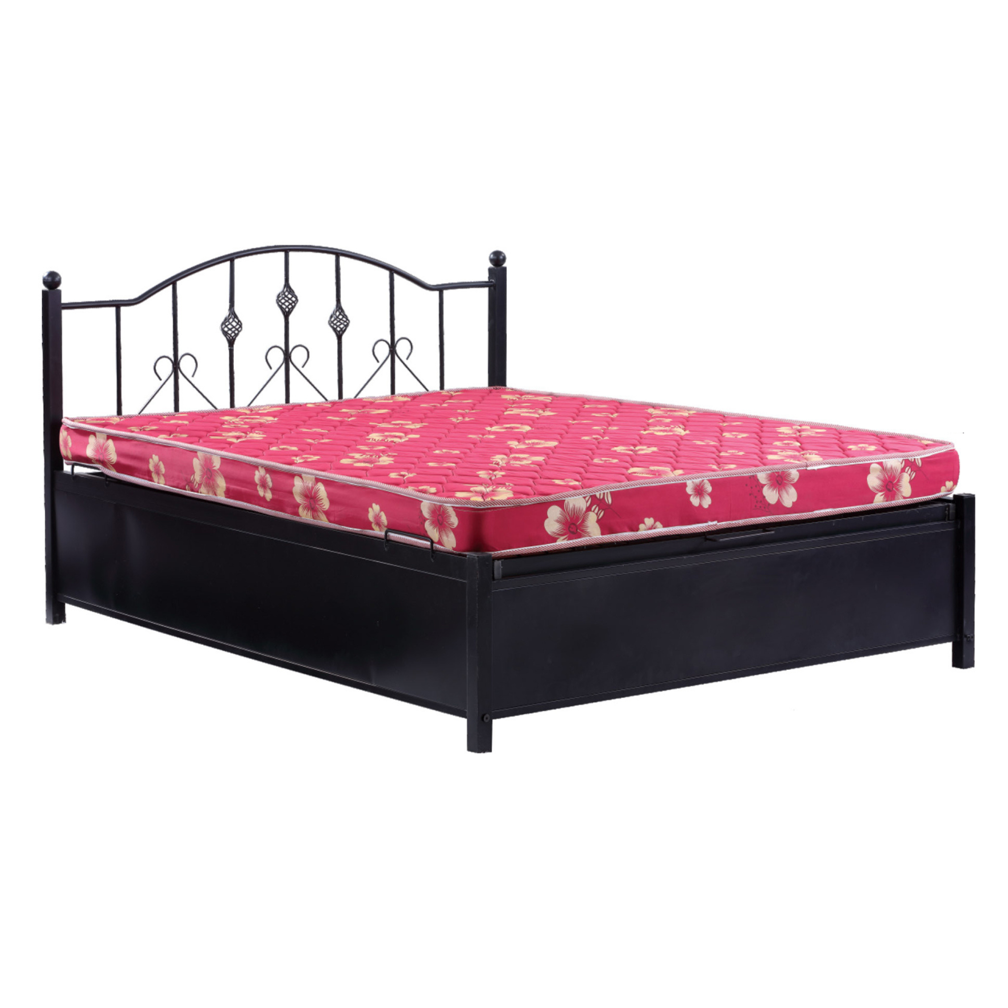 Shuttle Steel Bed with Storage