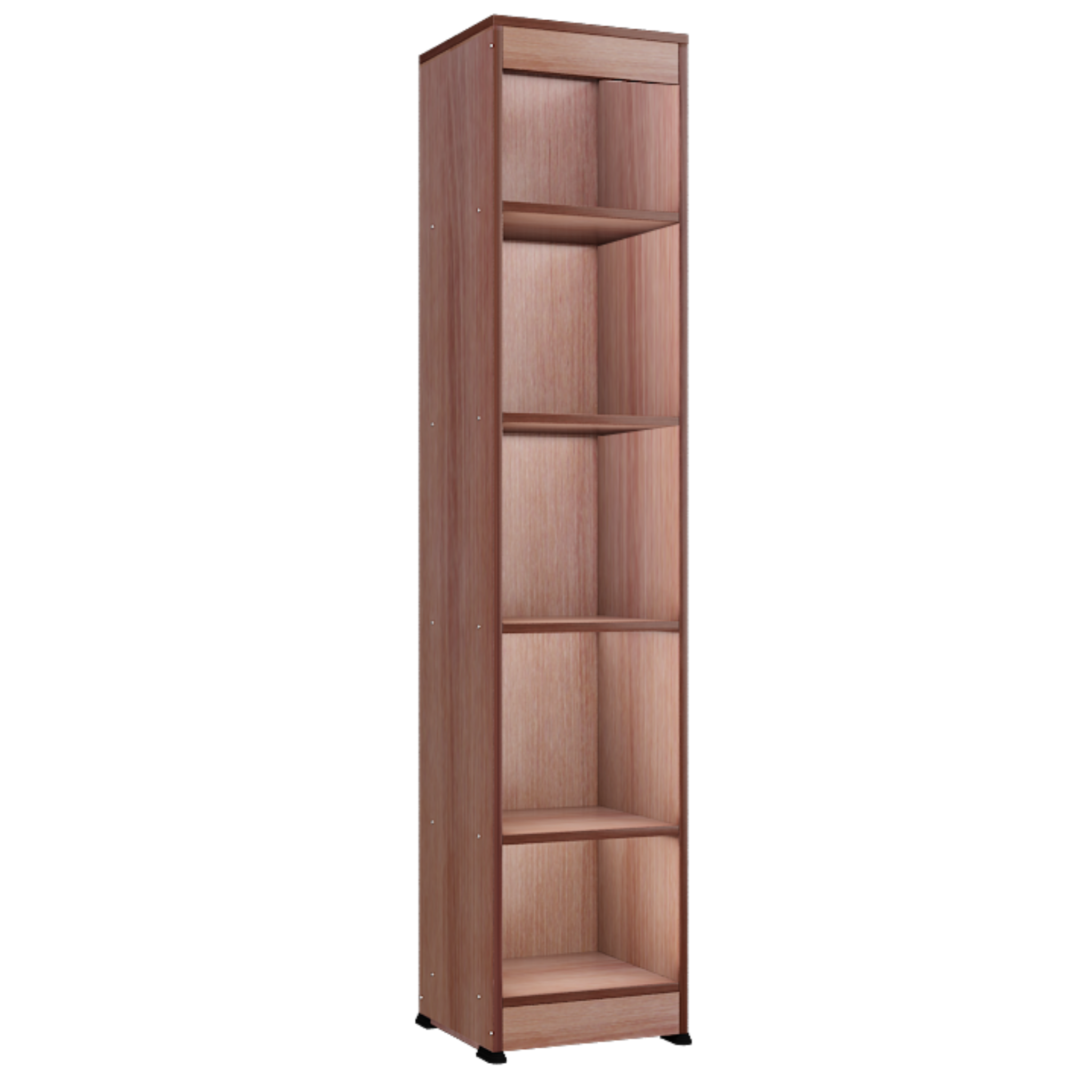 Open Book Shelf with Four Tier Storage