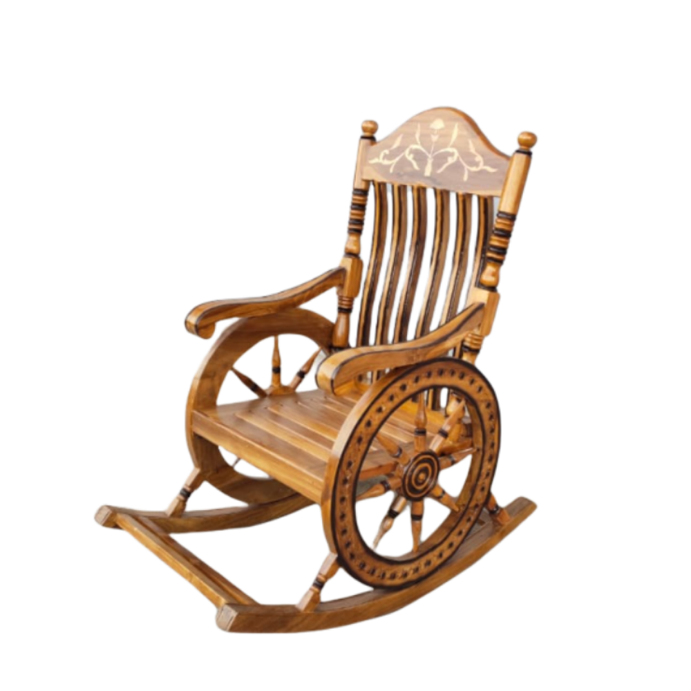 Chakra Wheel Model Rocking Chair - Main Image