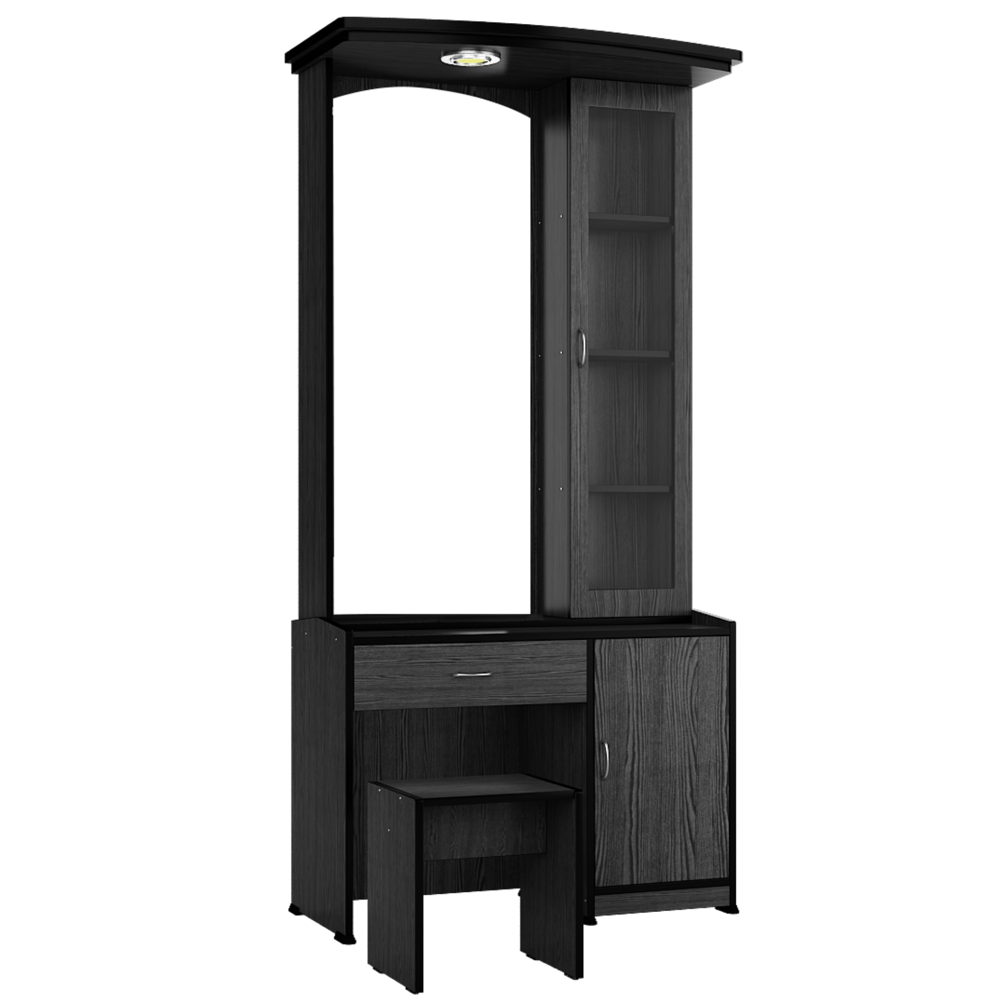 Dressing Table With Single Shelf And Bottom Storage Dressing Table With Single Shelf And Bottom Storage