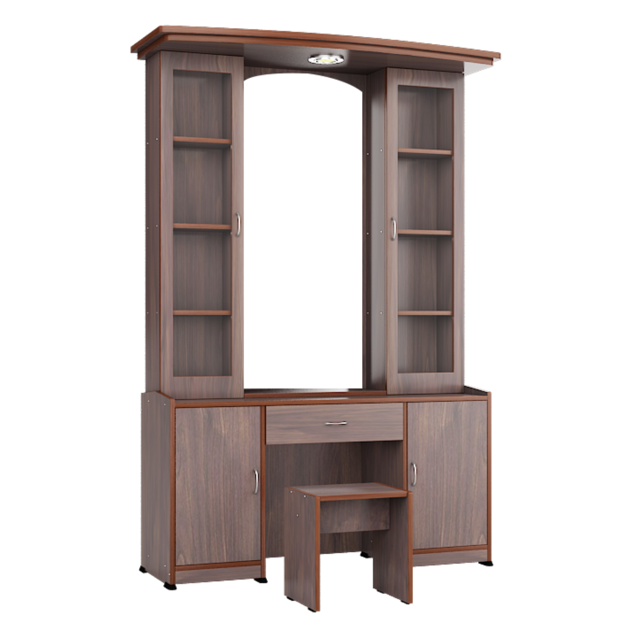 Dressing Table With Two Shelf With Two Bottom Storage