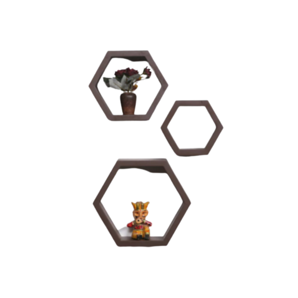 Hexagon Set Of 3 Wall Hanger