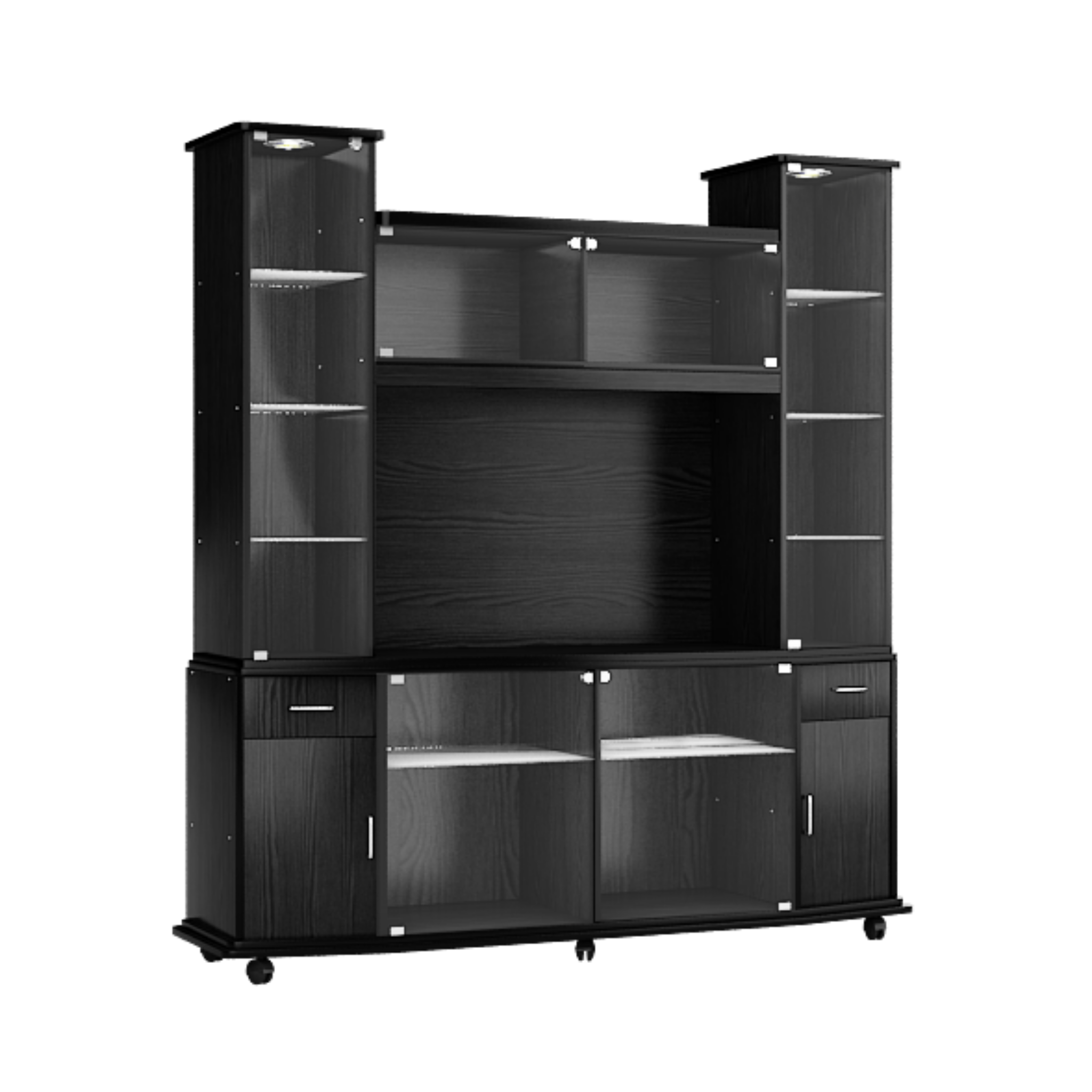 Hitech Tv Entertainment Unit with Cabinet Storage