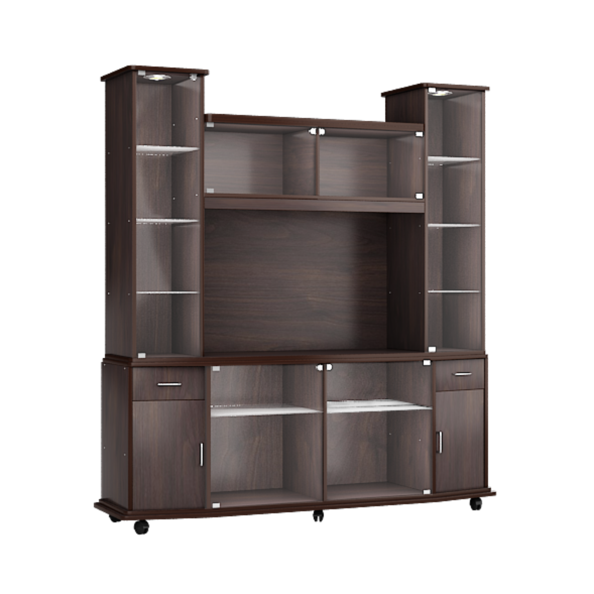 Hitech Tv Entertainment Unit with Cabinet Storage