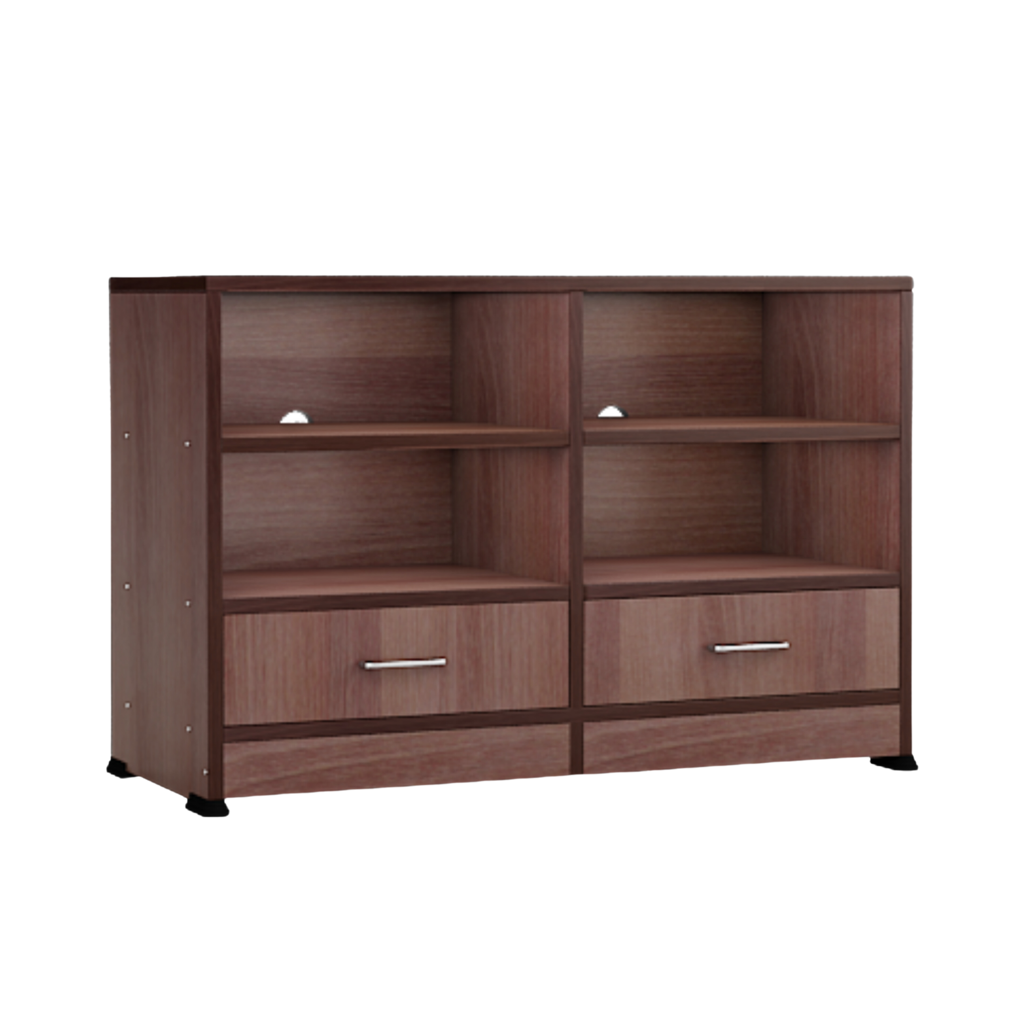 Free Standing TV Unit With Two Drawer and Four Tier