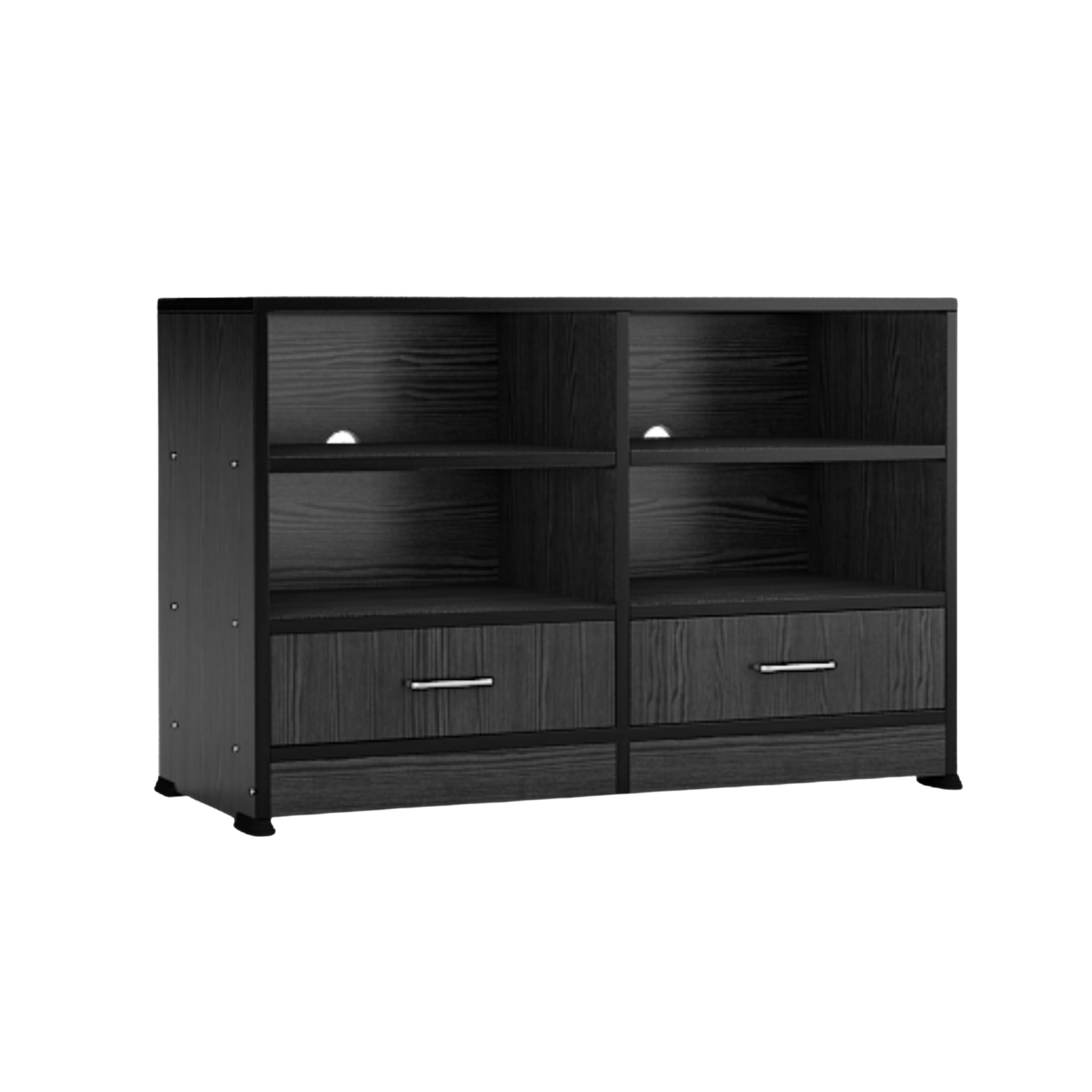 Free Standing TV Unit With Two Drawer and Four Tier