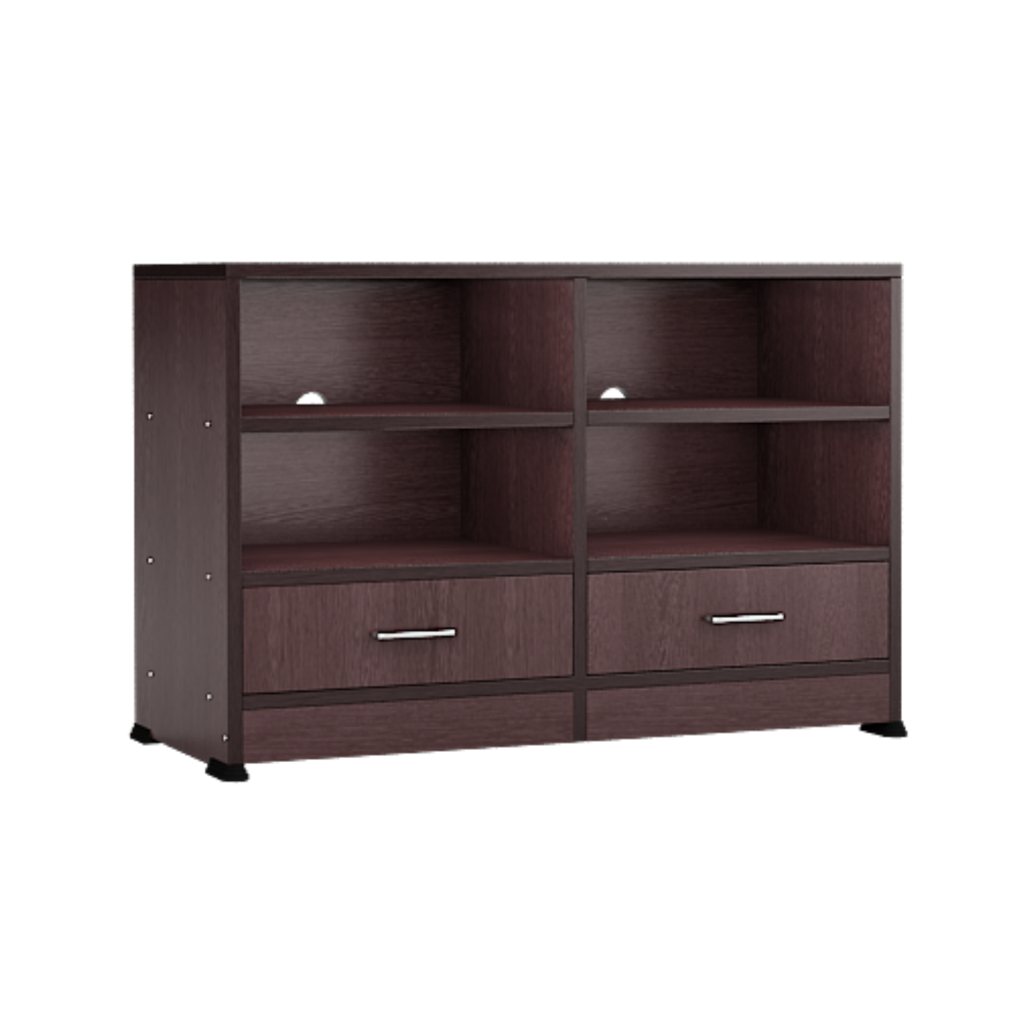 Free Standing TV Unit With Two Drawer and Four Tier
