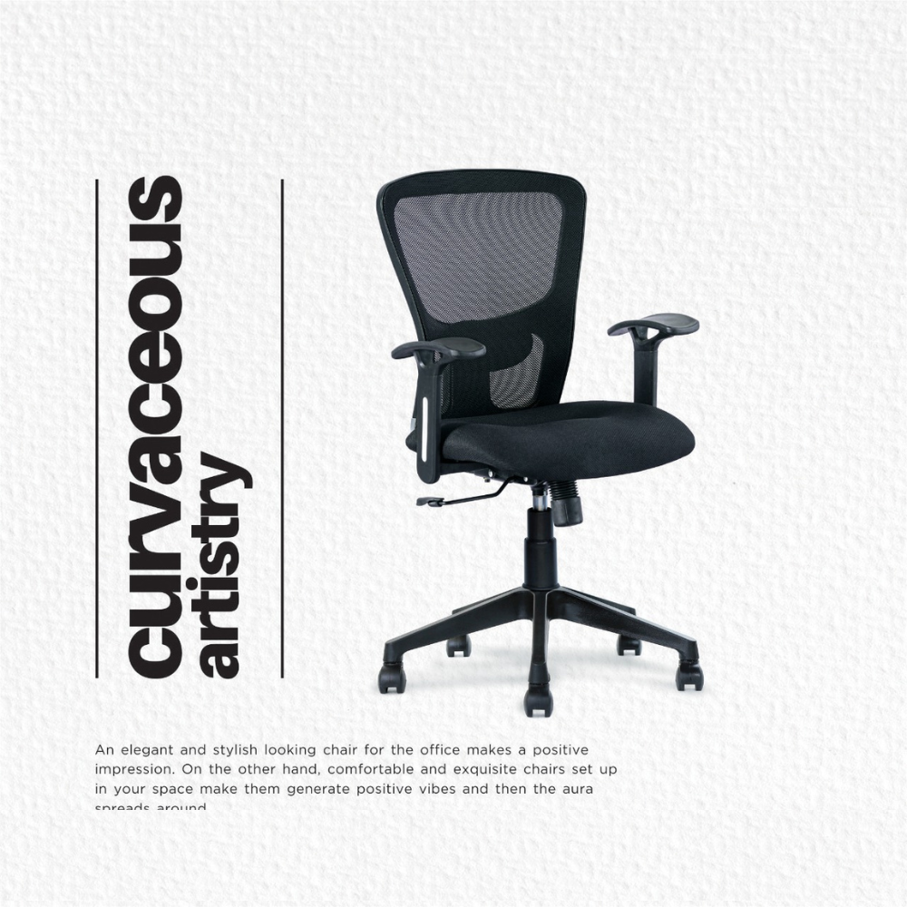 Revolving Medium Back Office Chair