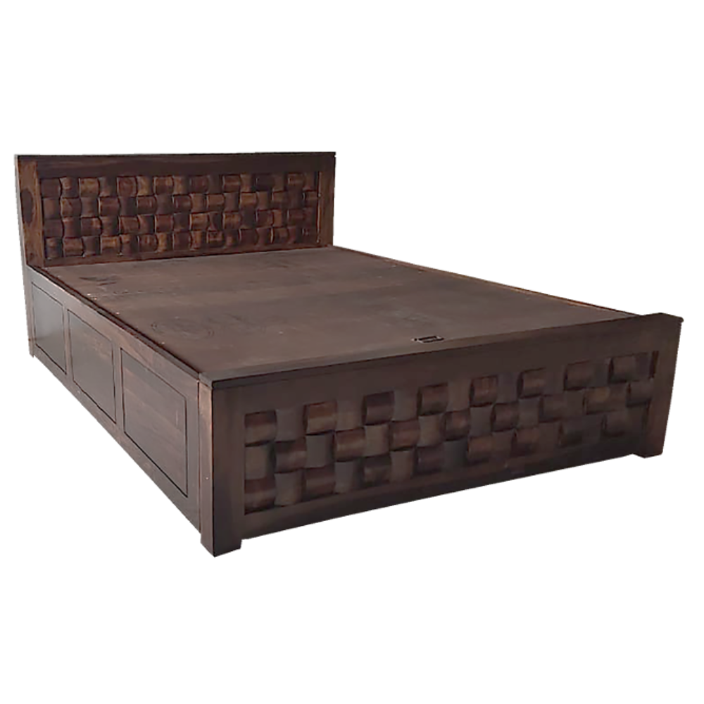 Nivaar Sheesham Wood Bed - 36"