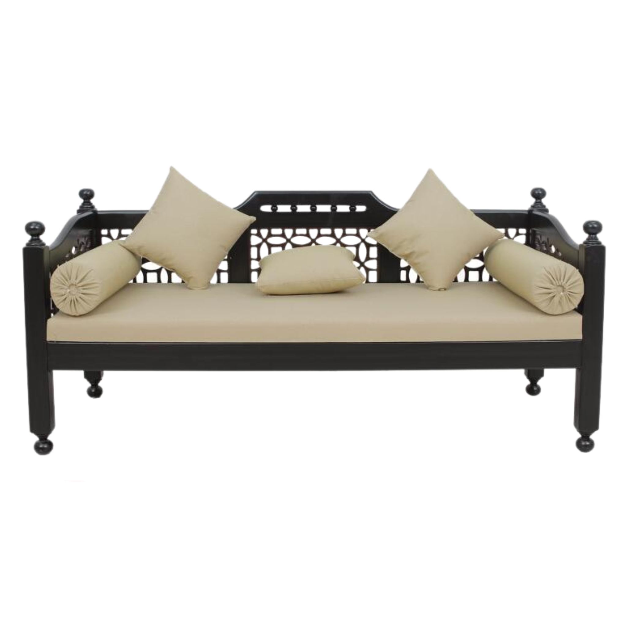 Diwan cot sales bed and pillows
