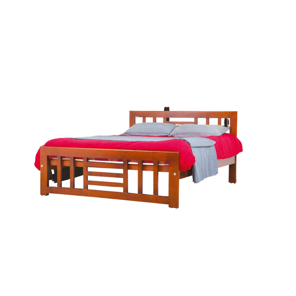 Double cot wooden bed price hot sale