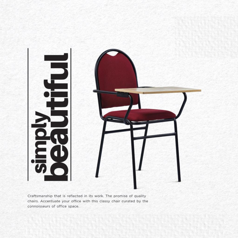 Marvic Study Chair with Fabric Cushion