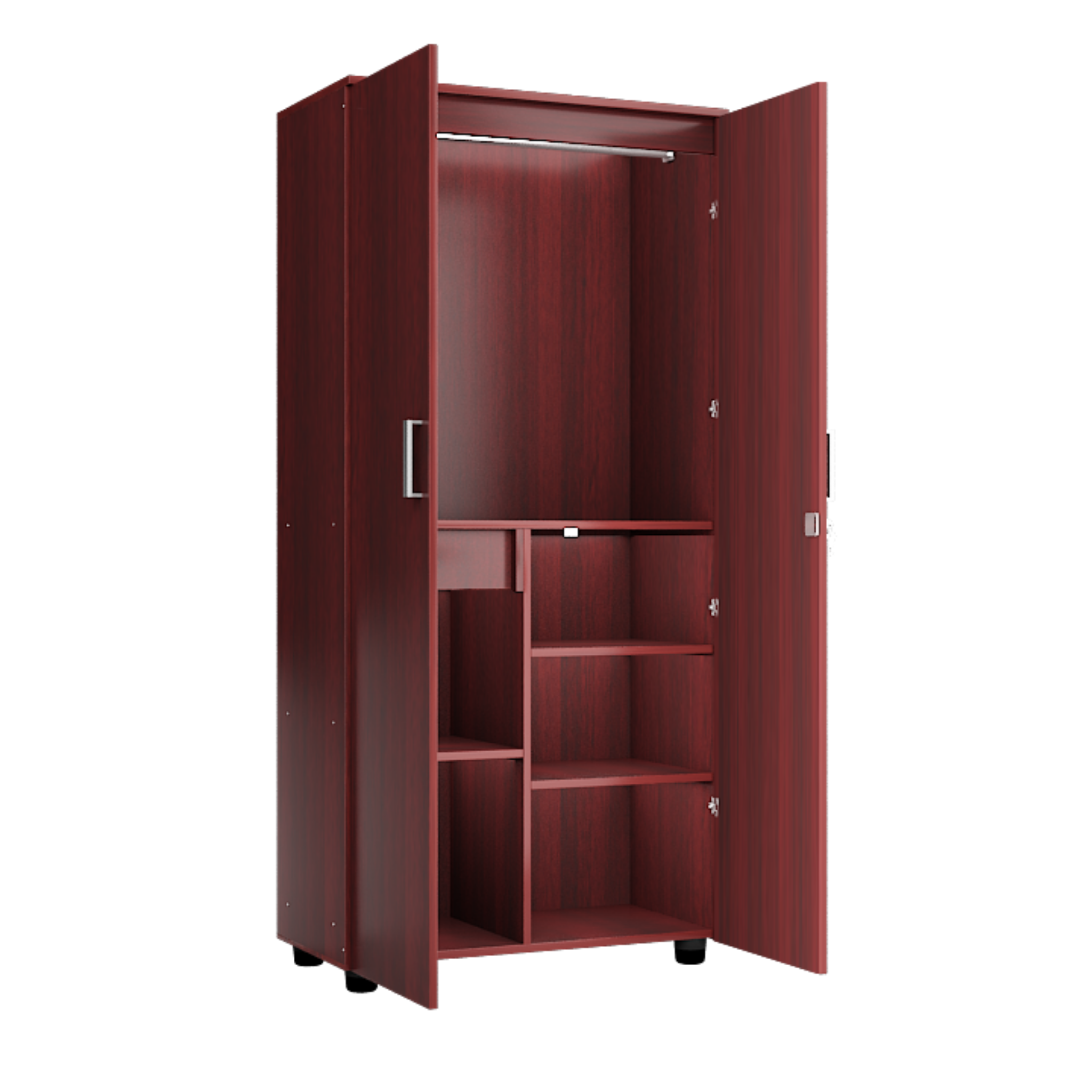 Super and Luxury Two Door Wardrobe with Hanger