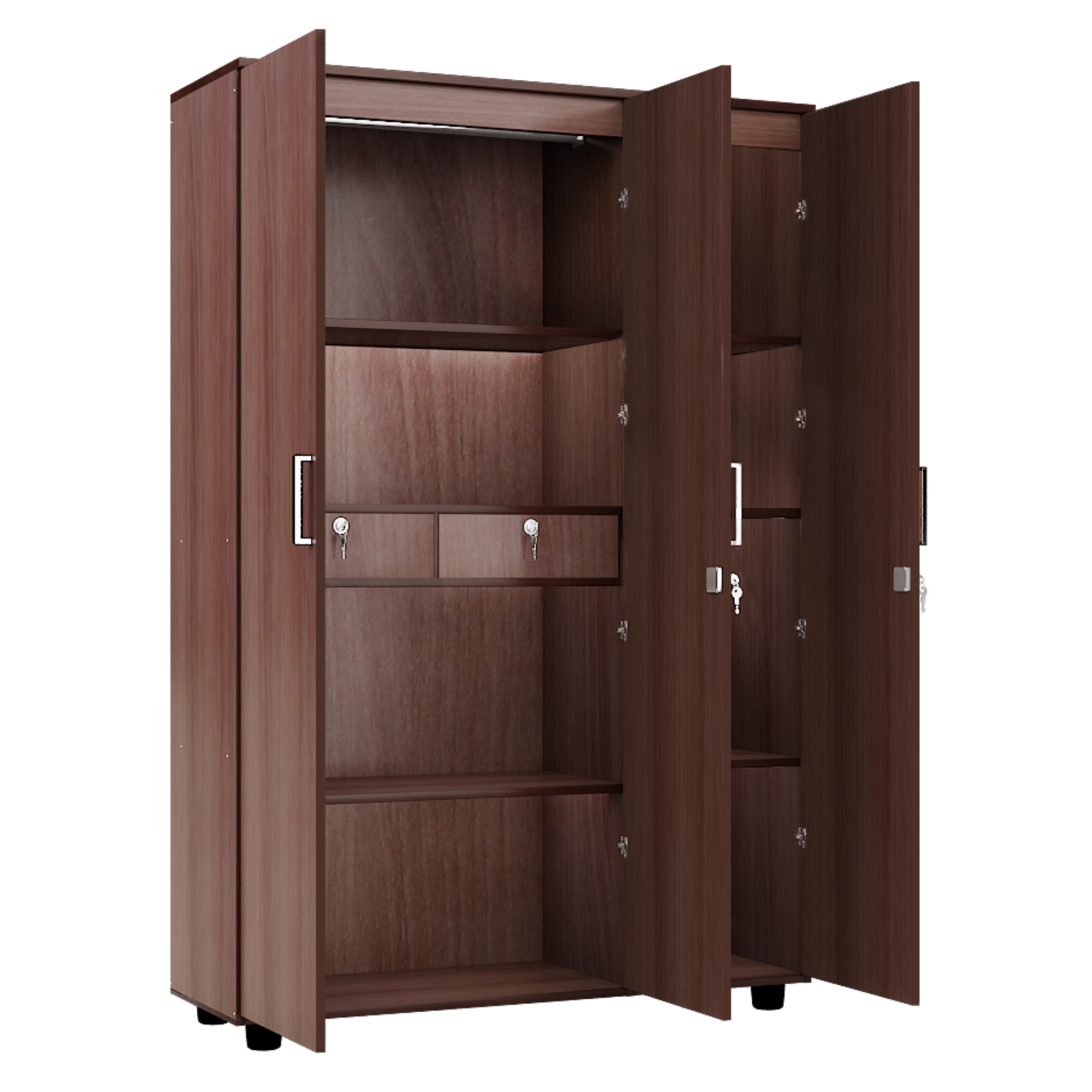 Super and Luxury Two Door Wardrobe with Dual Drawer