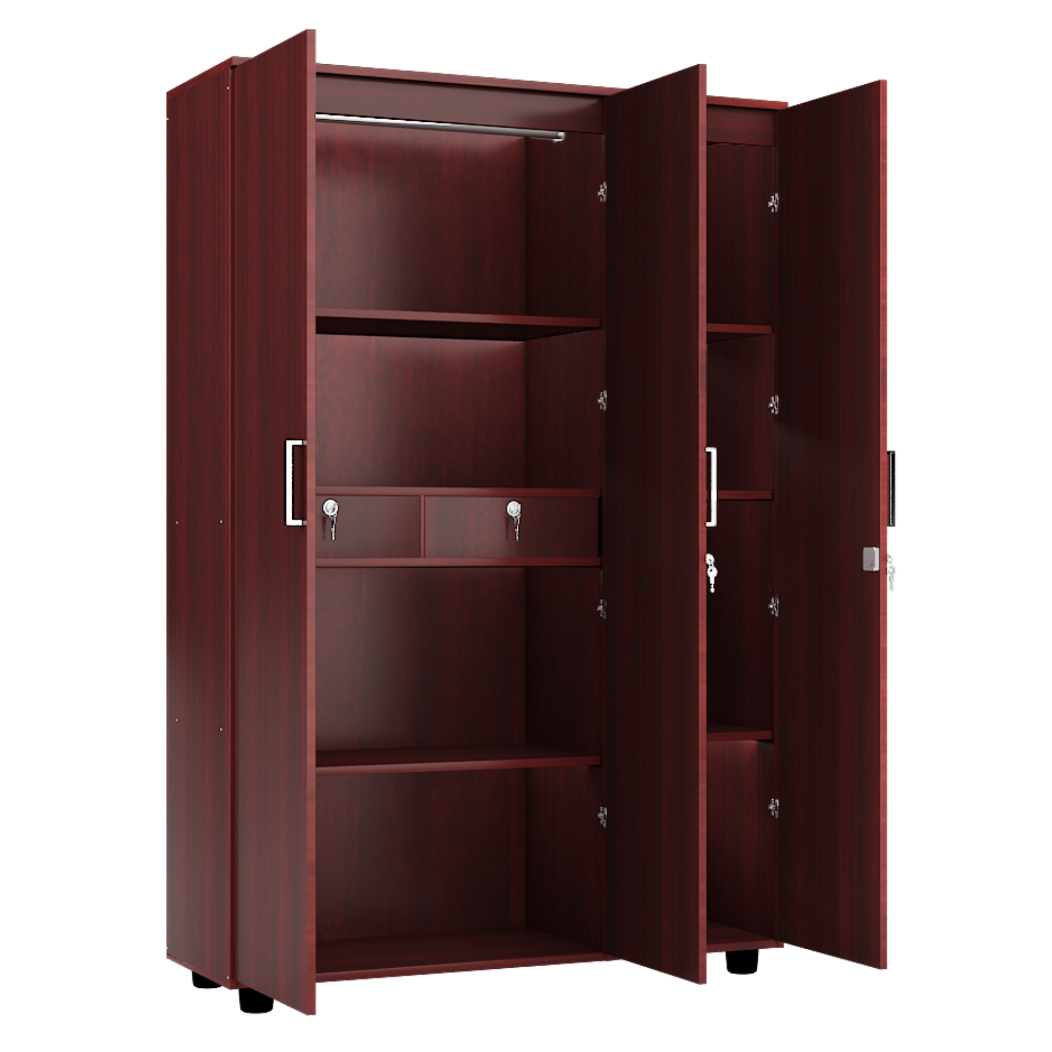 Super and Luxury Two Door Wardrobe with Dual Drawer