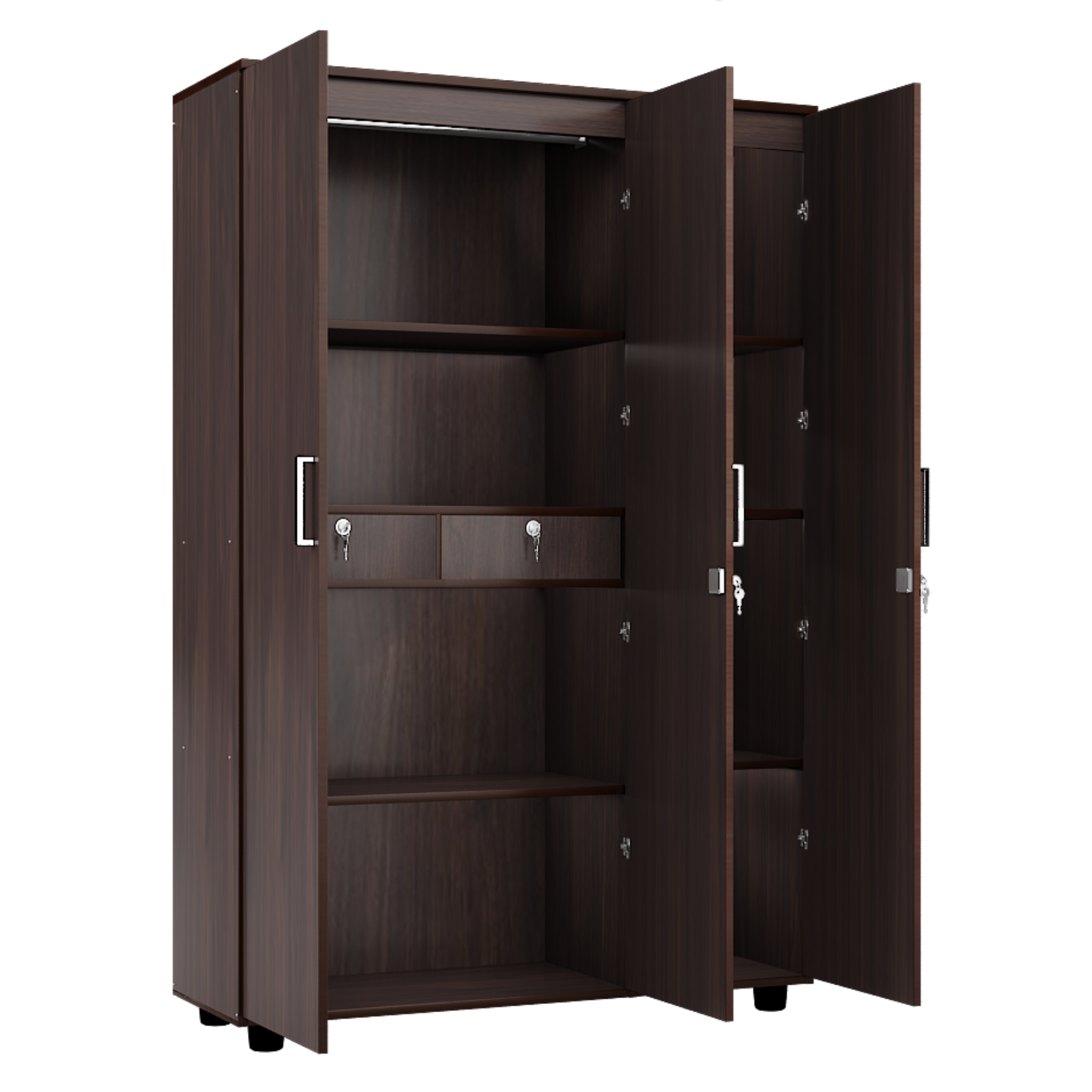 Super and Luxury Two Door Wardrobe with Dual Drawer