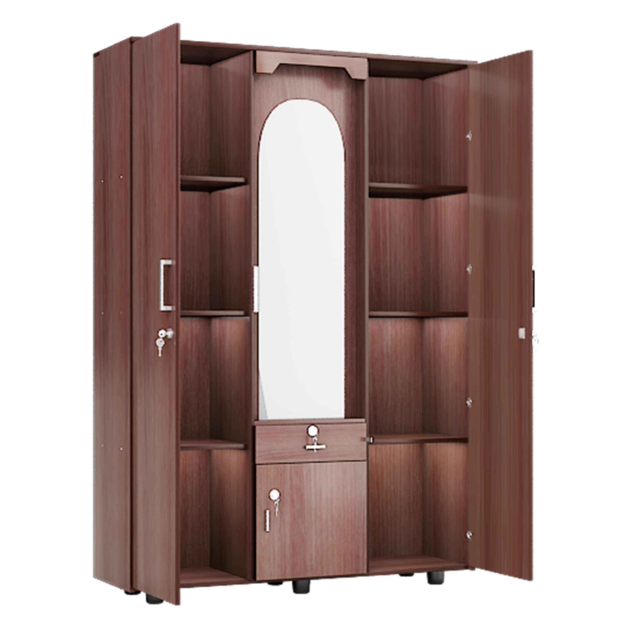 Super and Luxury Two Door Wardrobe with Dresser