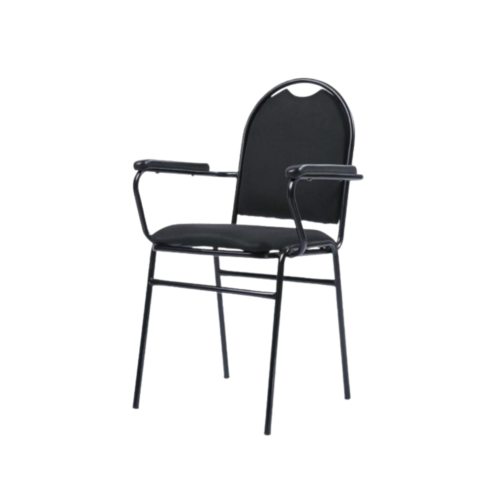 Tenny Cotton Fabric Visiting Chair