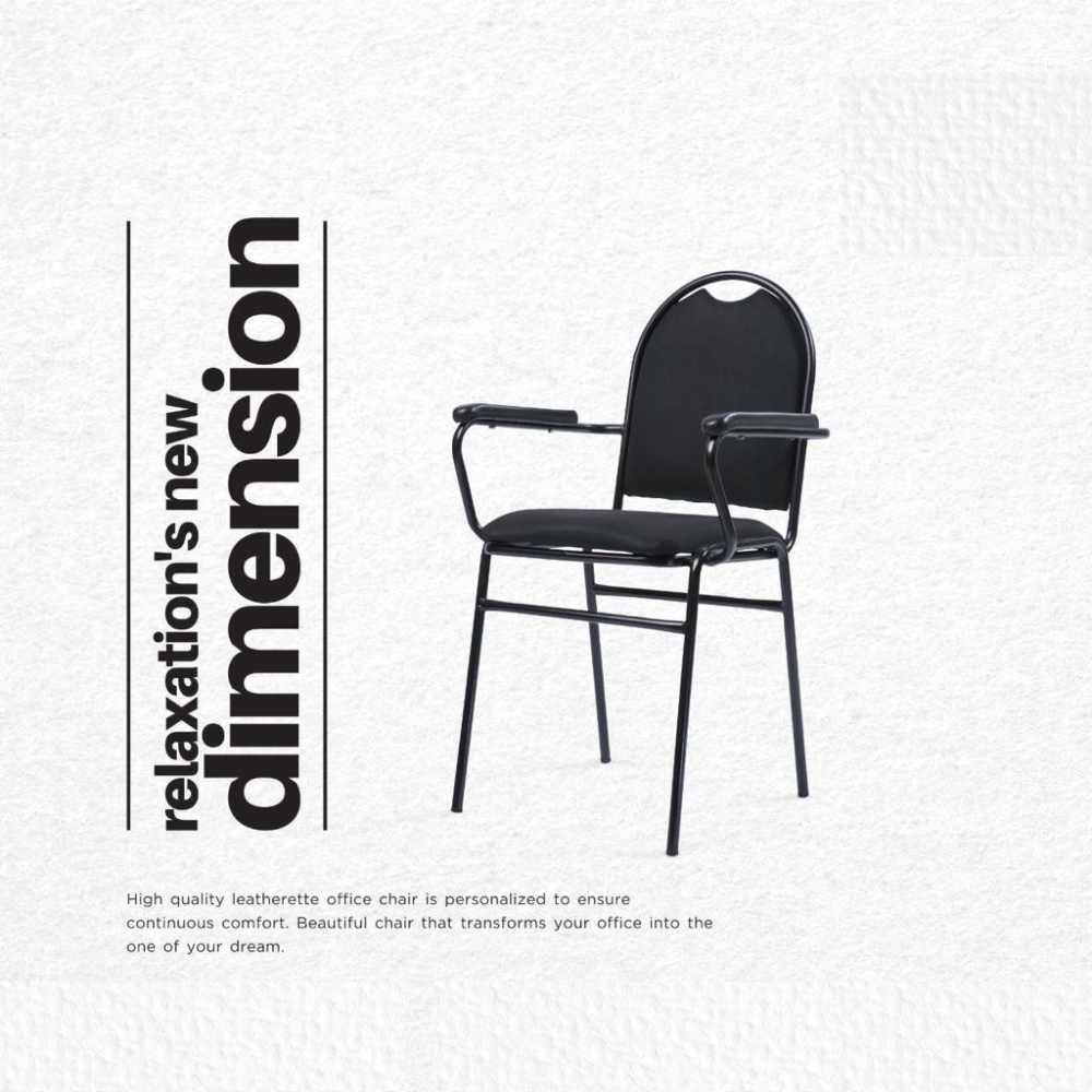 Tenny Cotton Fabric Visiting Chair