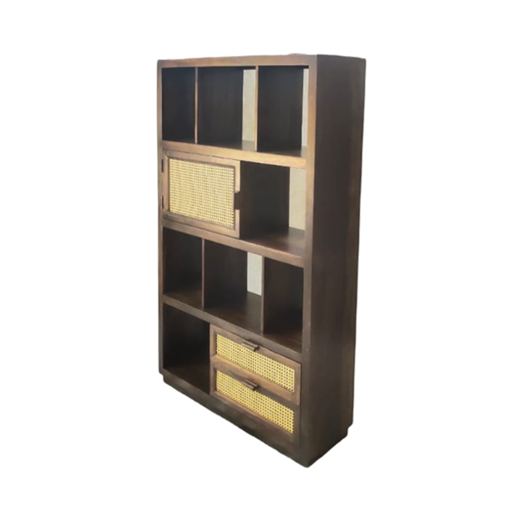 Indus Rattan Book Rack