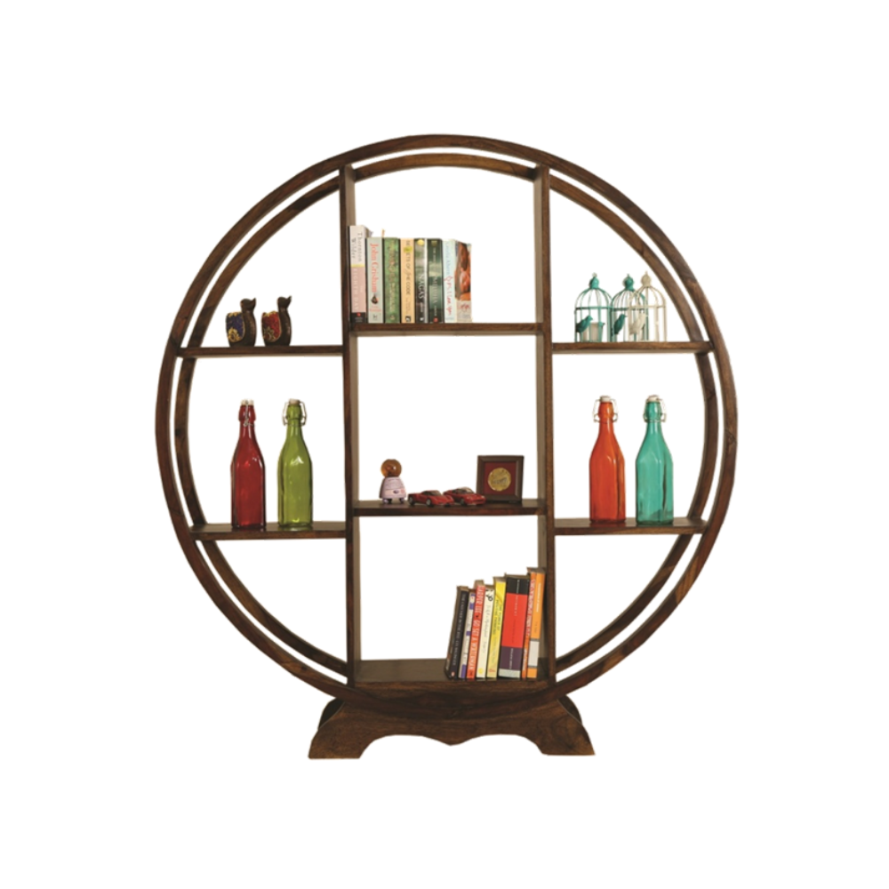 Saturn Sheesham Wood Display Stand