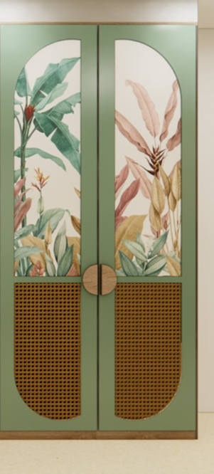 Layered Glass Wardrobe