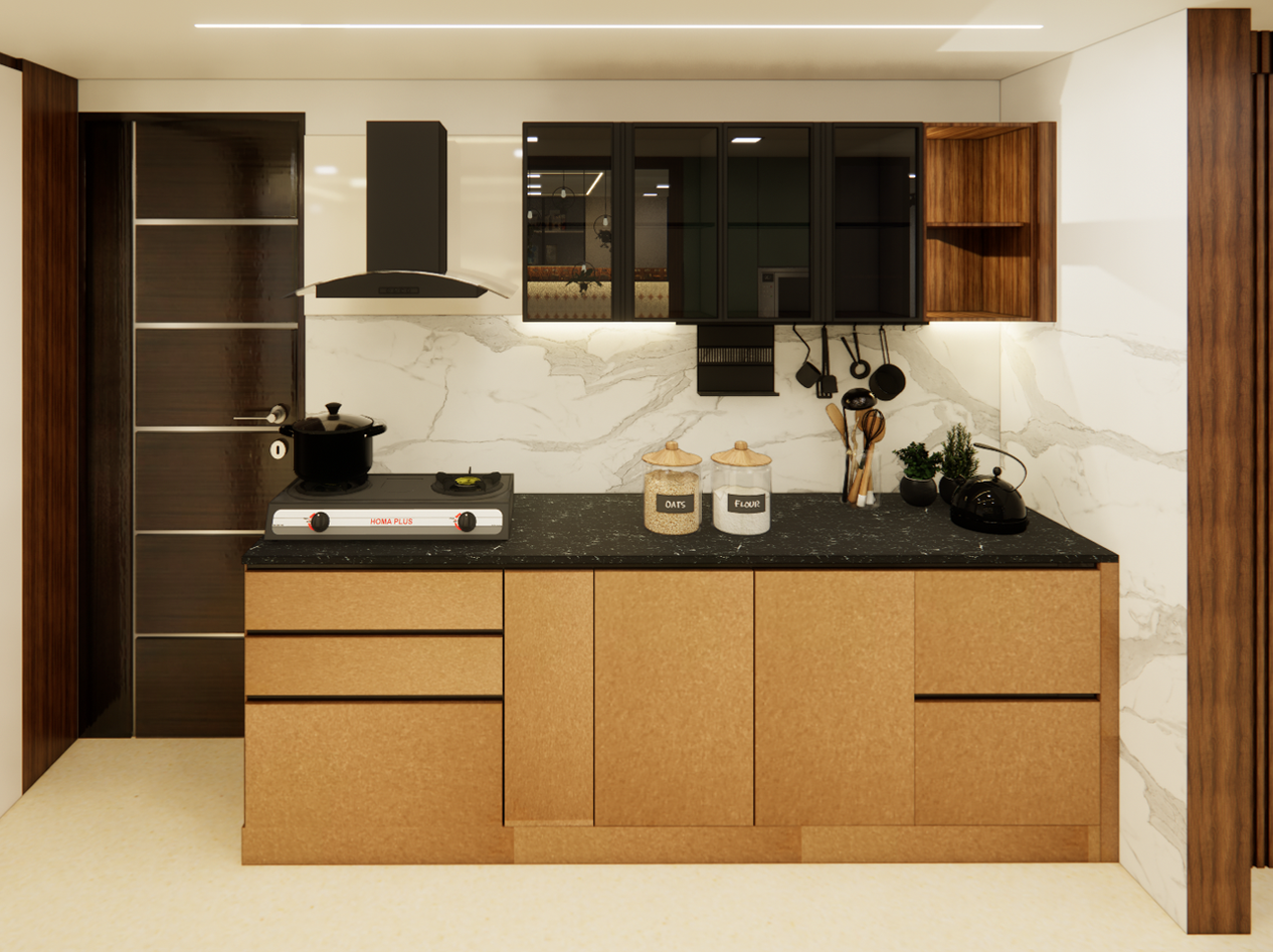 The Obsidian Shimmer Kitchen