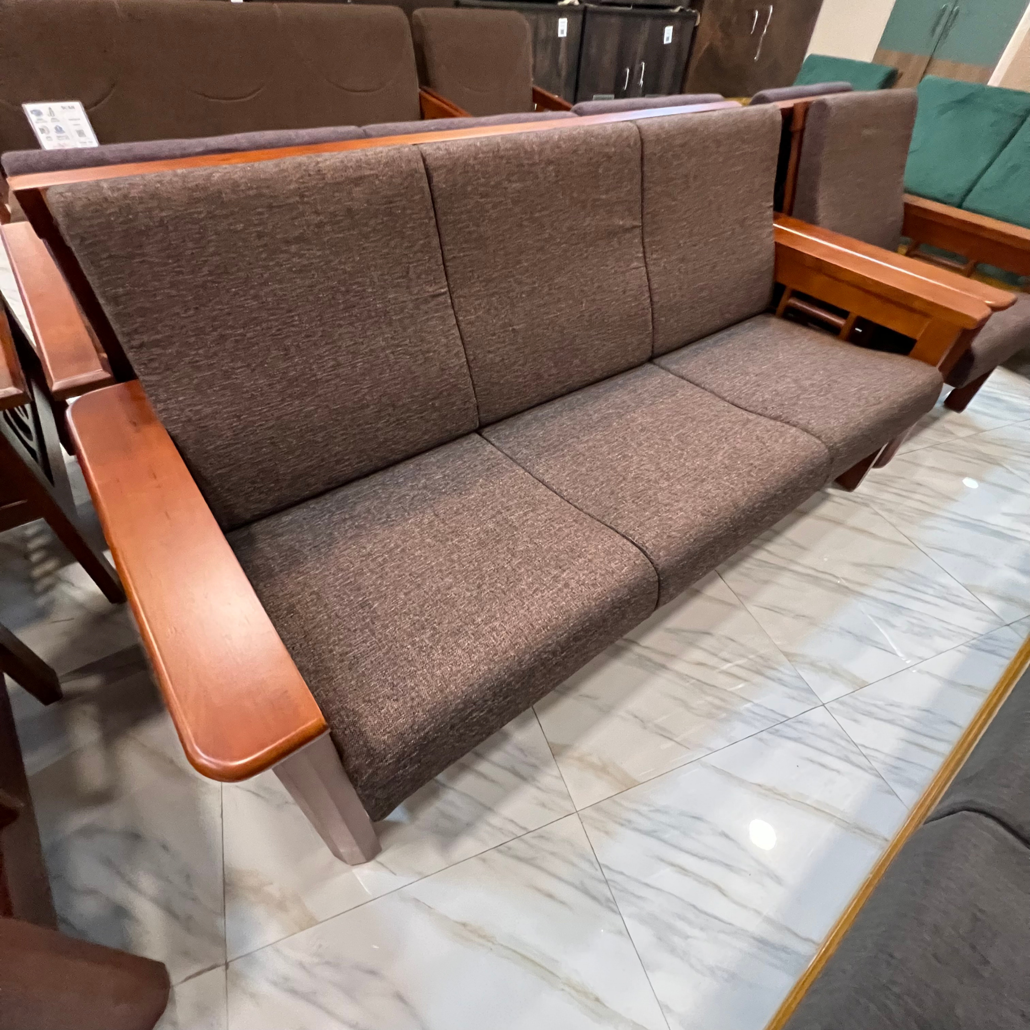 Sapphire Wooden Sofa without Cushion