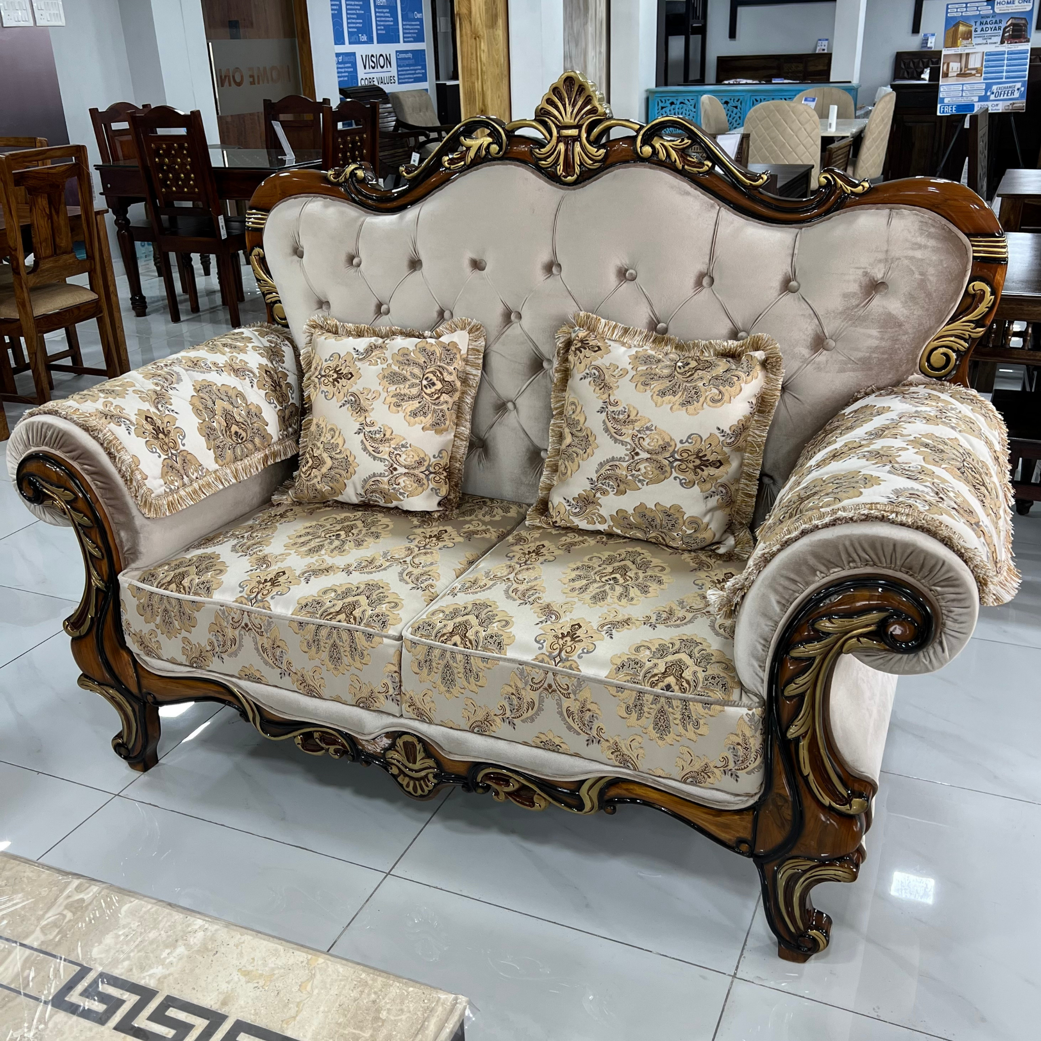 Dhanush Sofa Set with Diwan