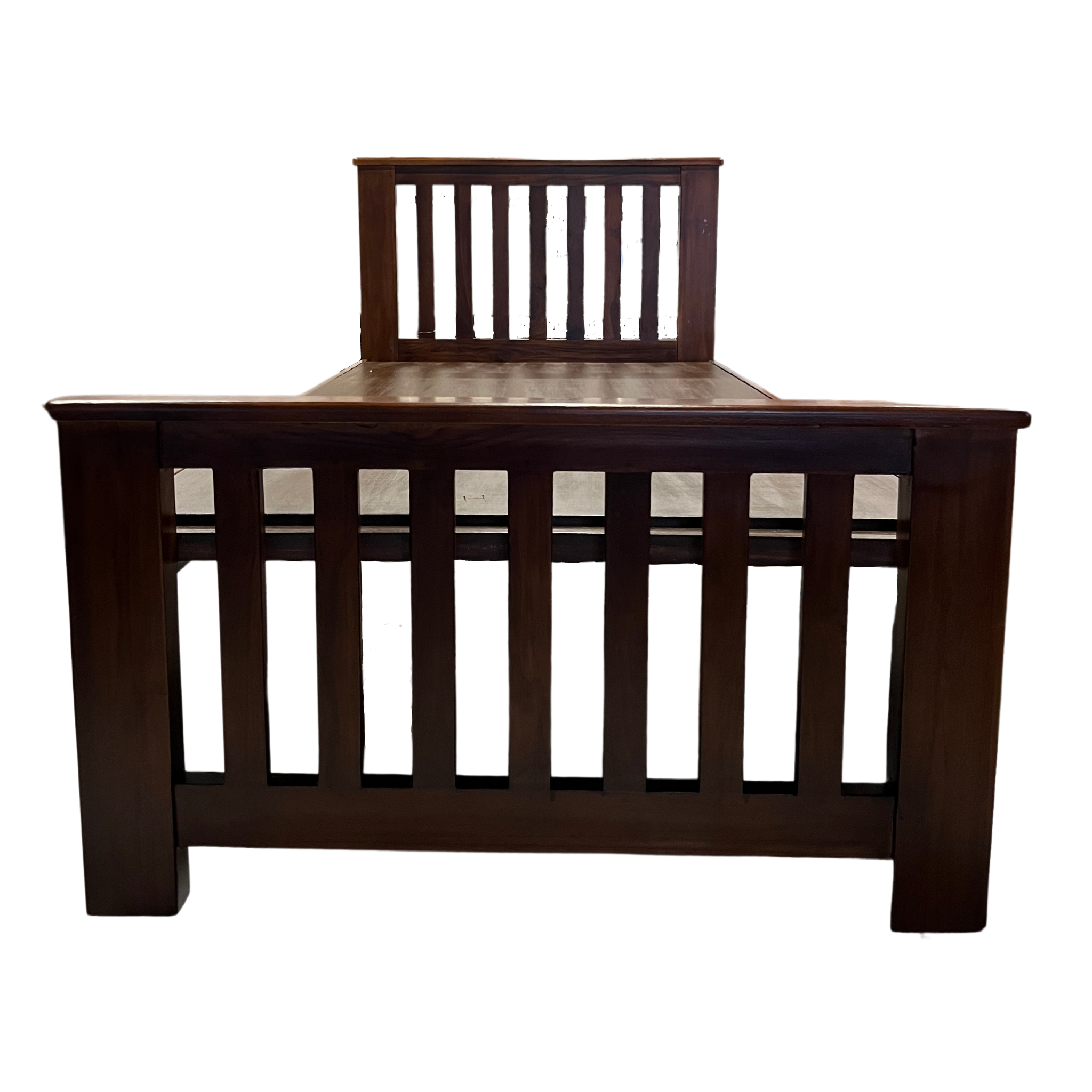 Vertical Repar Wood Cot