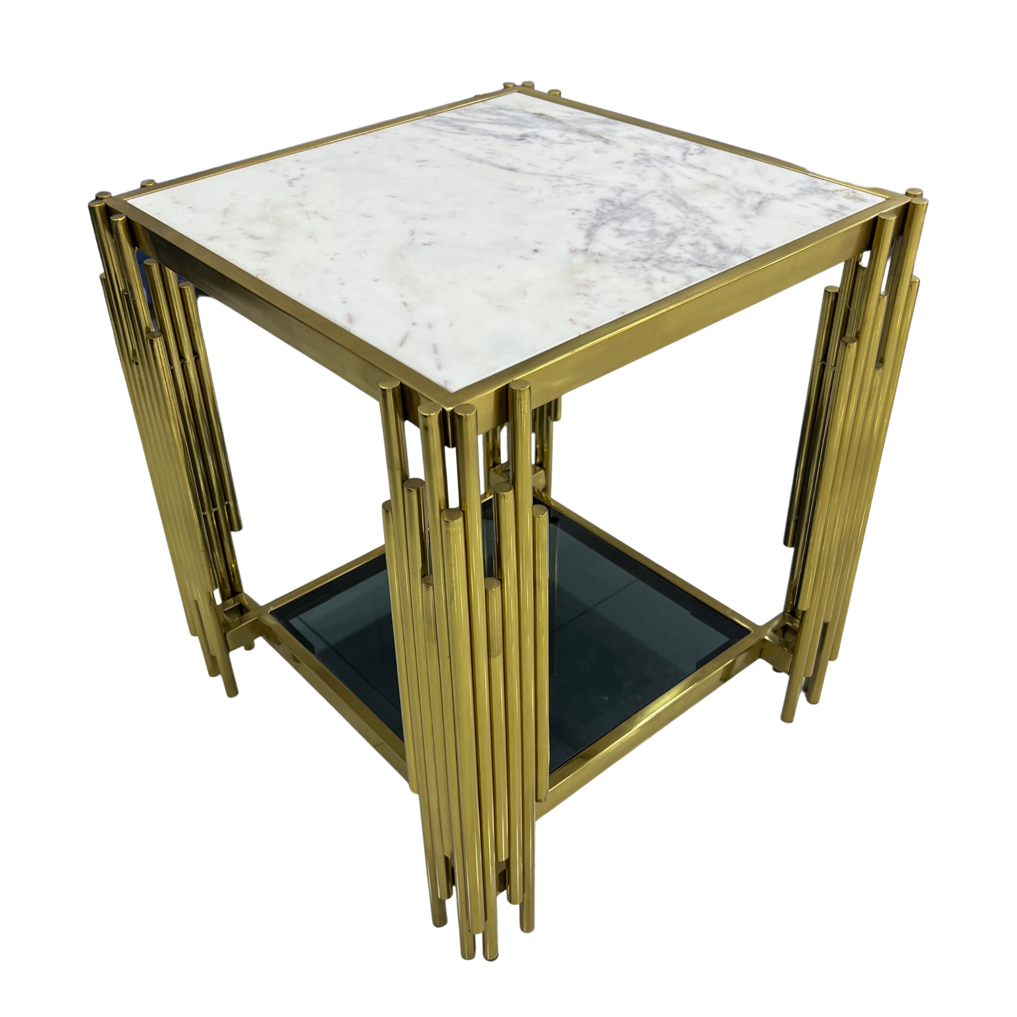 Metal Square Side Table